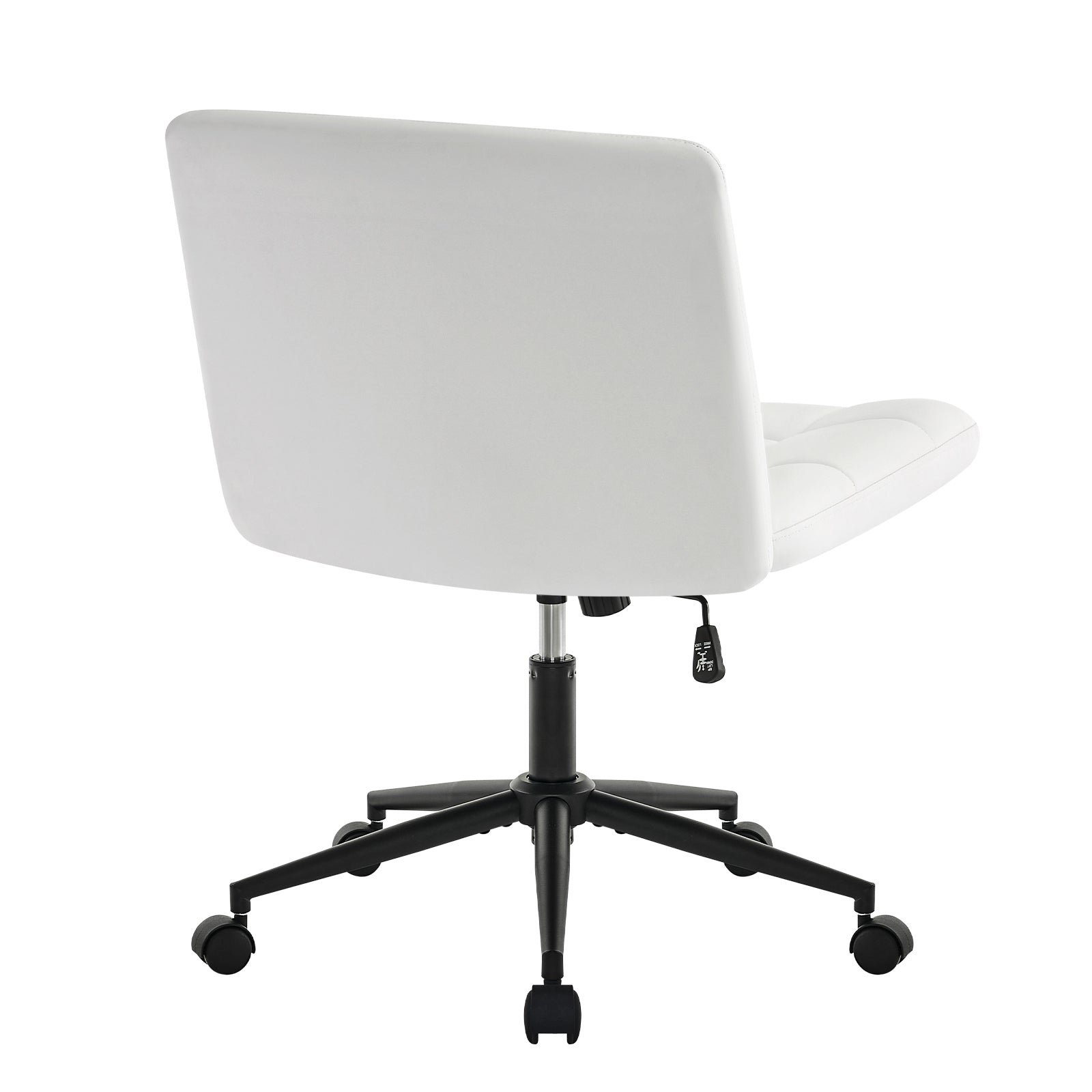 Desk Chair with Wheels, Armless Desk Chair, Adjustable Height 360° Rolling Swivel