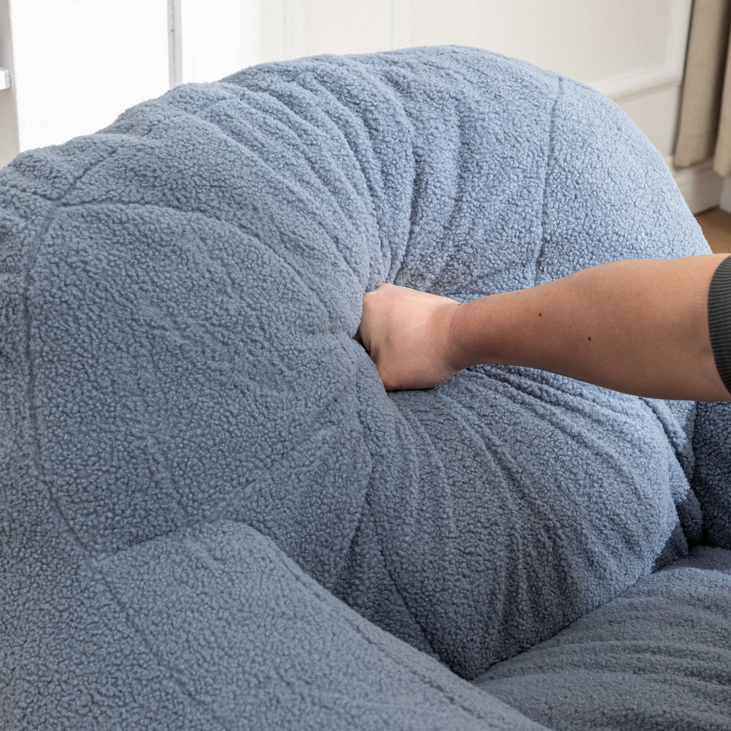Tufted Memory Foam Bean Bag Chair