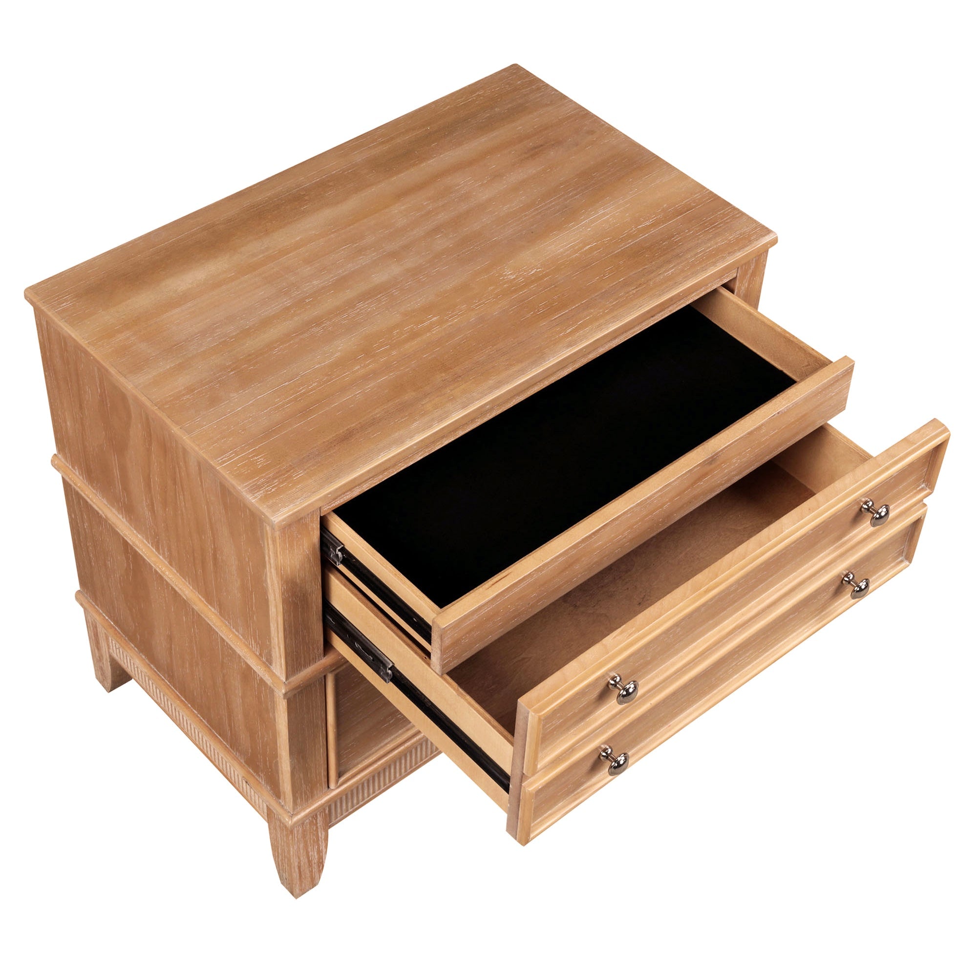 Hazel 3-Drawer Side Table, Set of 2