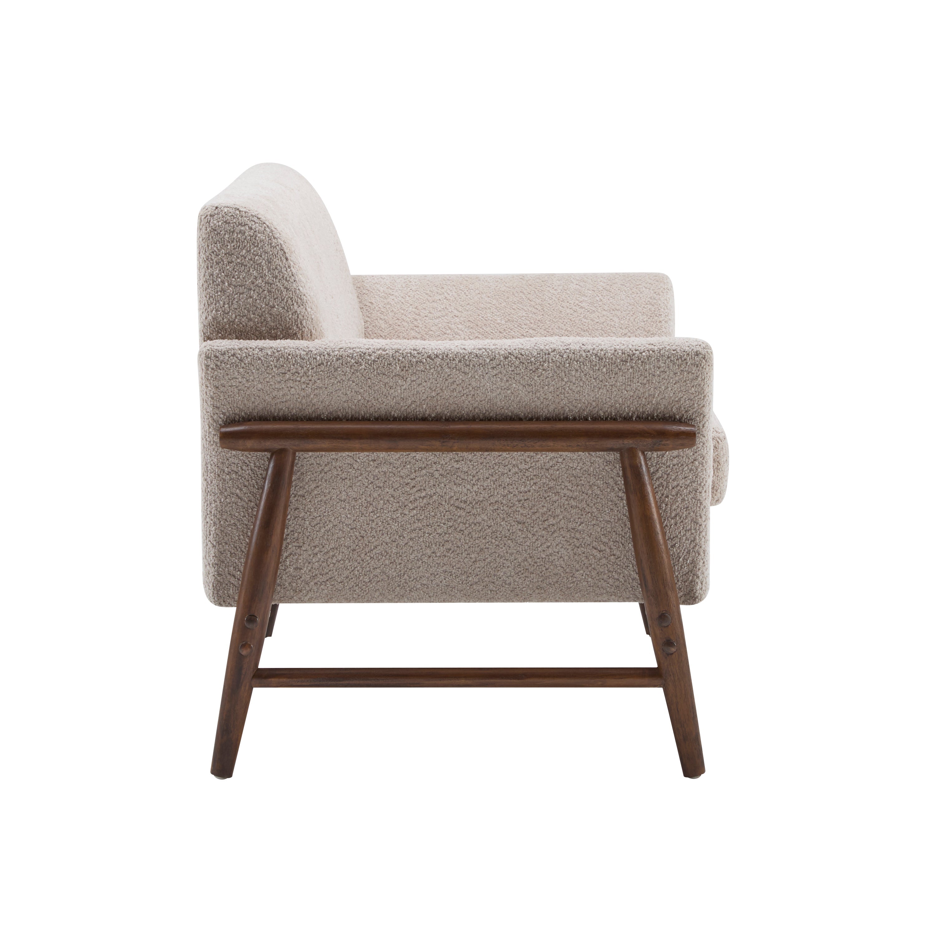Haverhill Boucle Flared Arms Loveseat