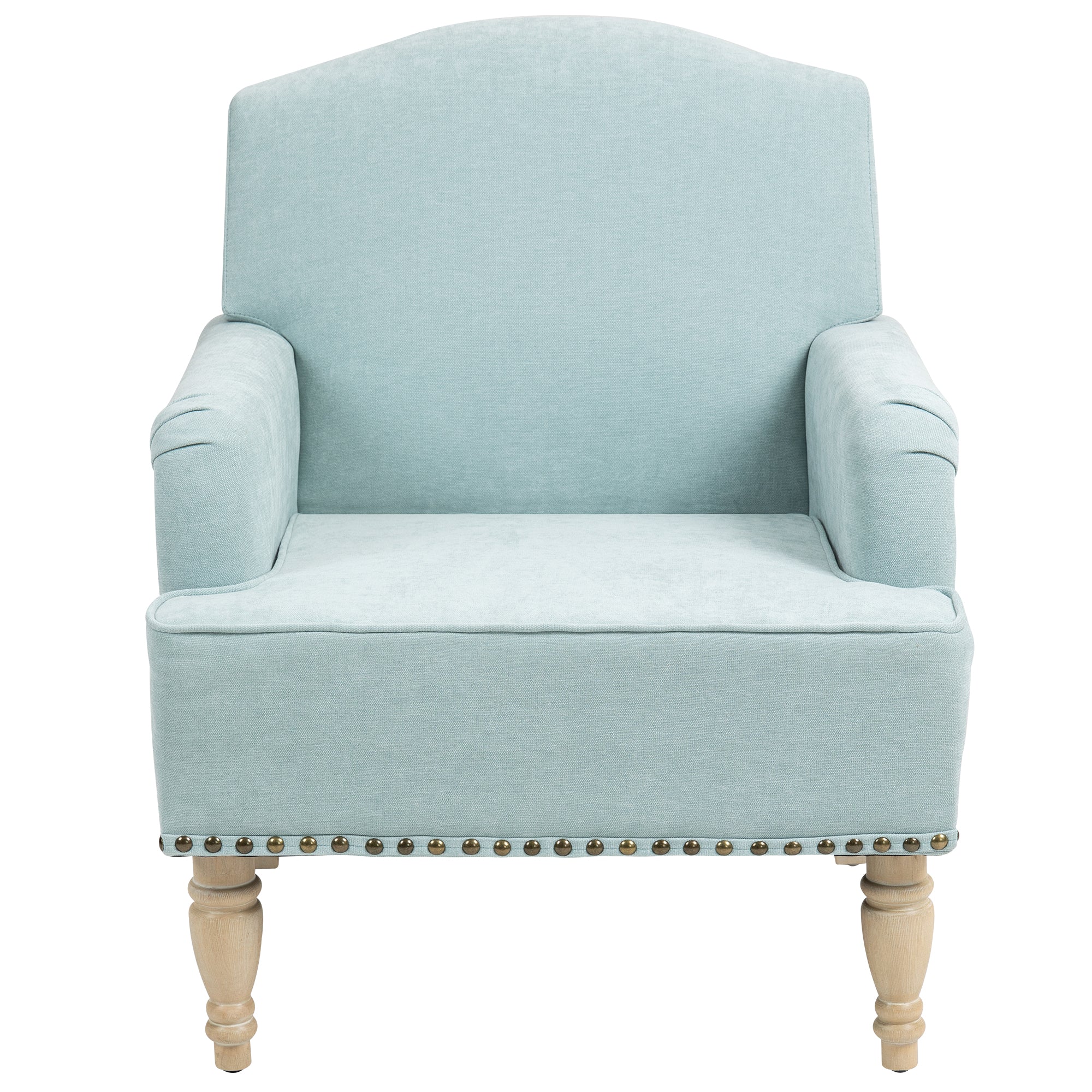 Nailhead Trim Upholstered Accent Chair