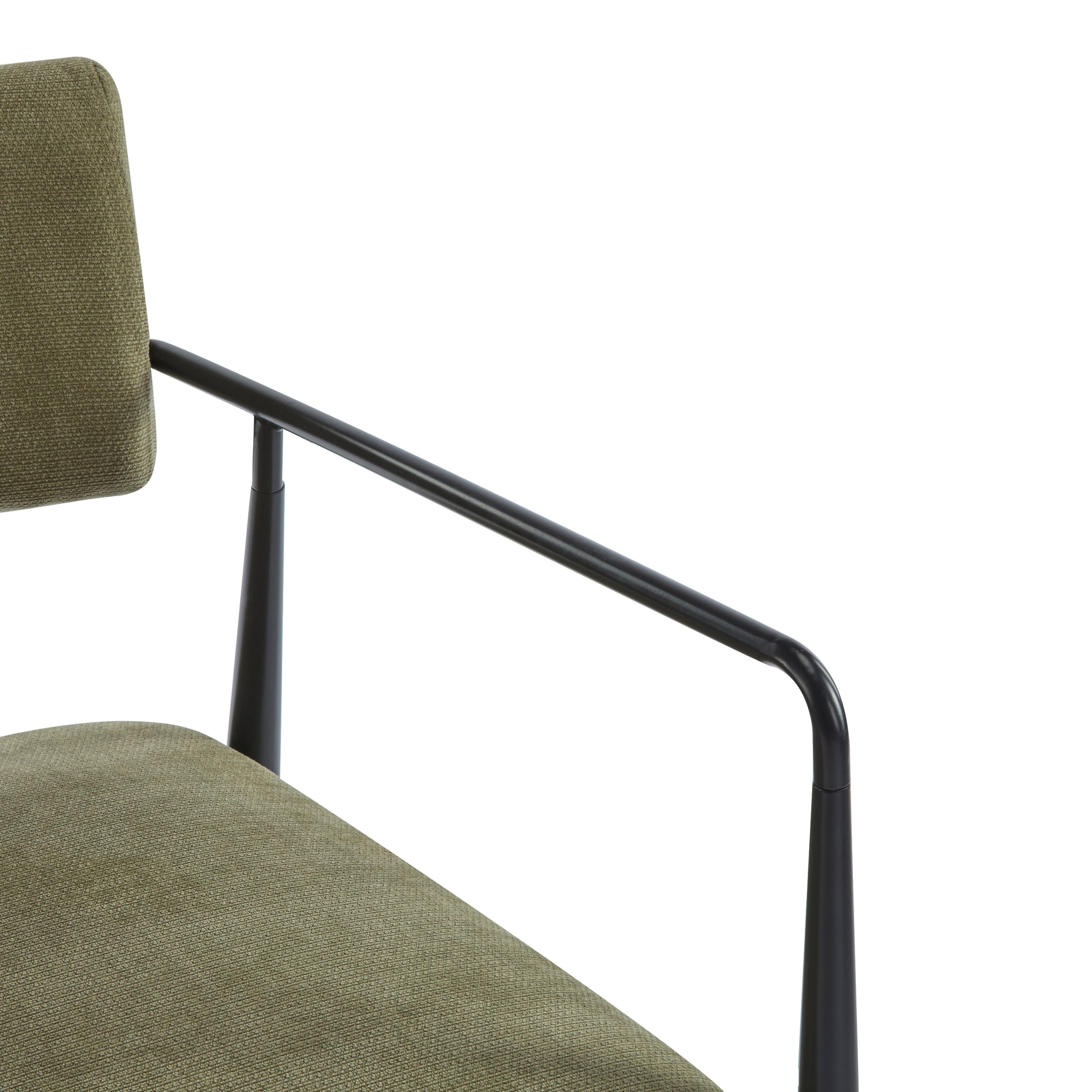 Nora Modern Metal Frame Dining Chair, Set of 2