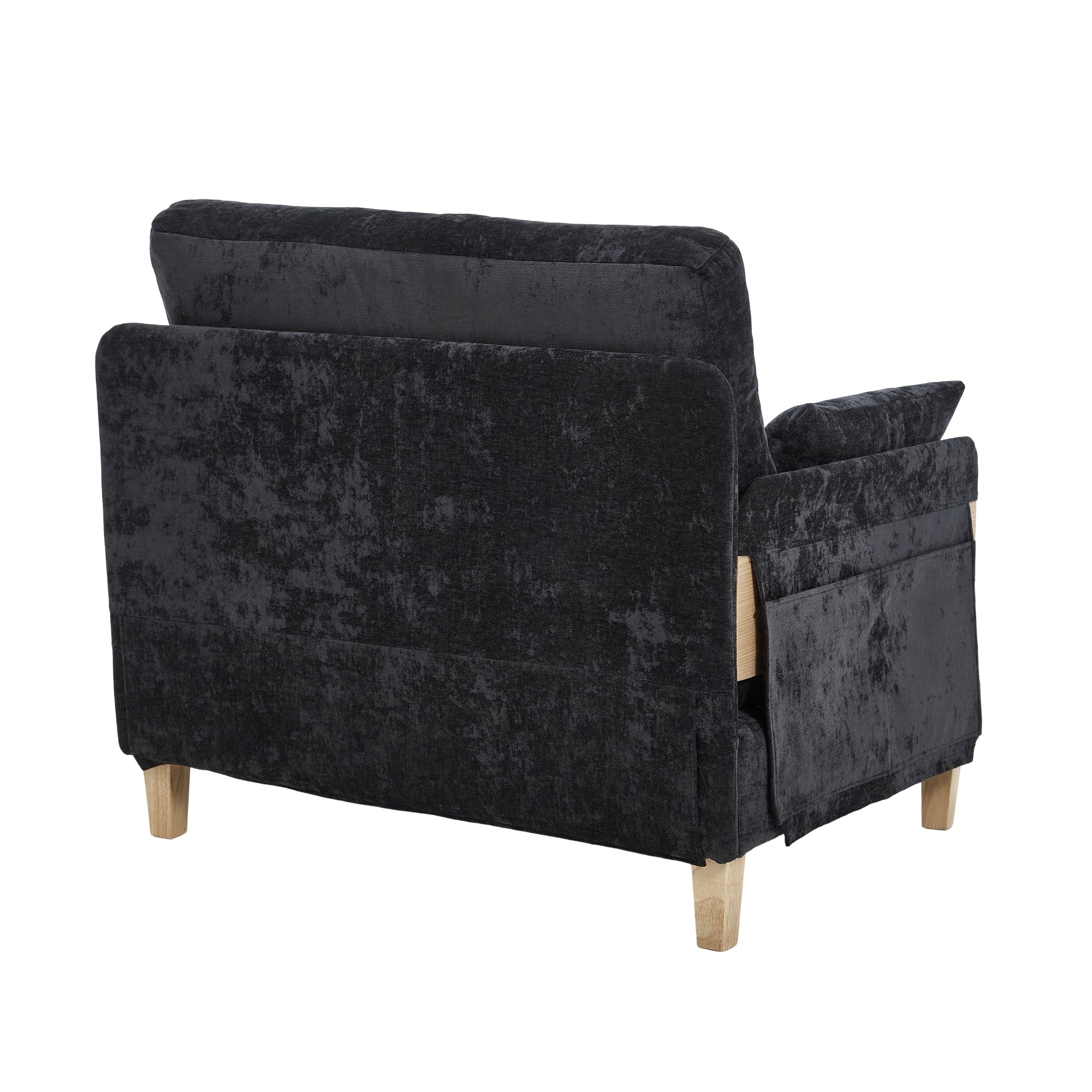 Mid-Century Modern Chenille Foldable Sofa Bed Recliner