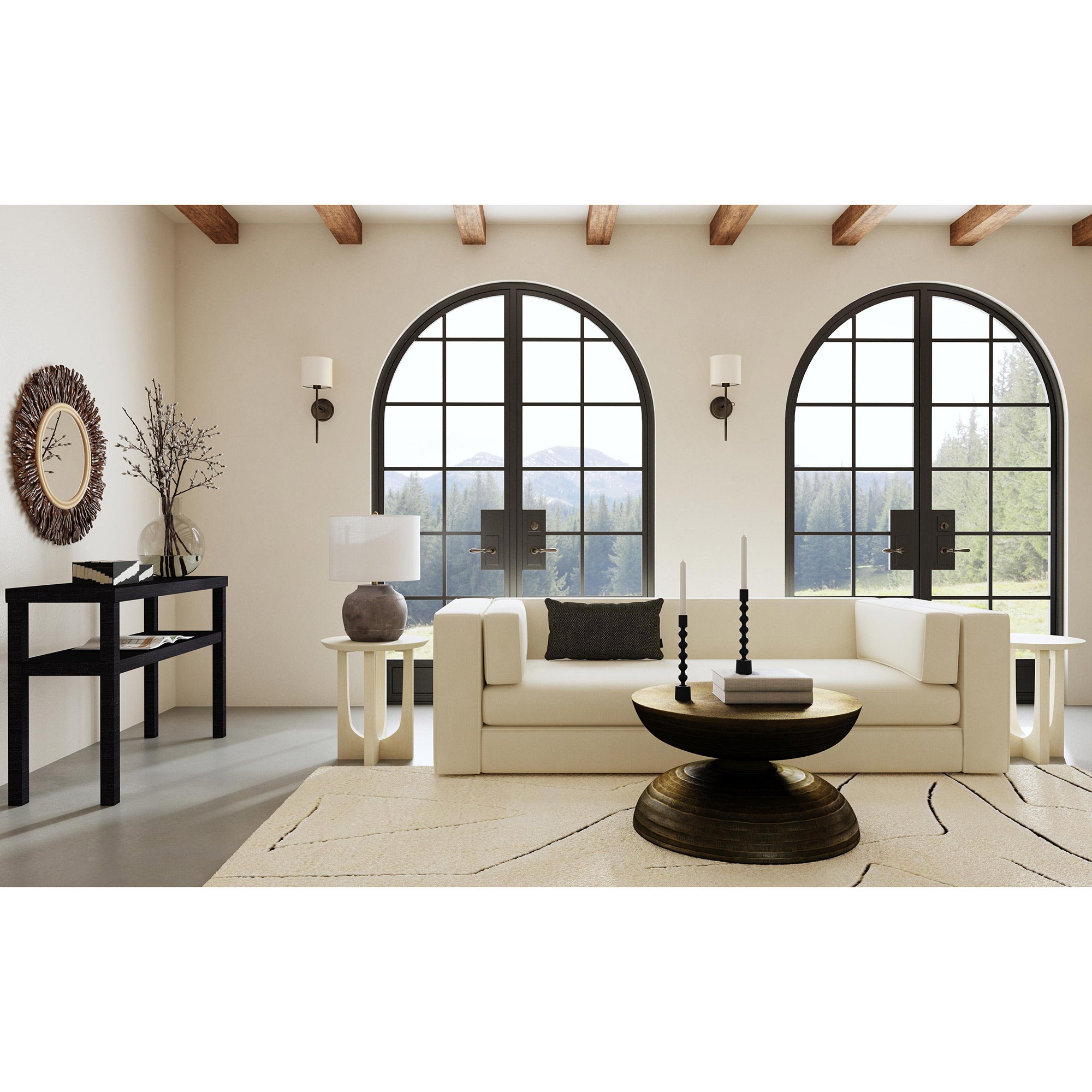 Alto Textured Metal Coffee Table