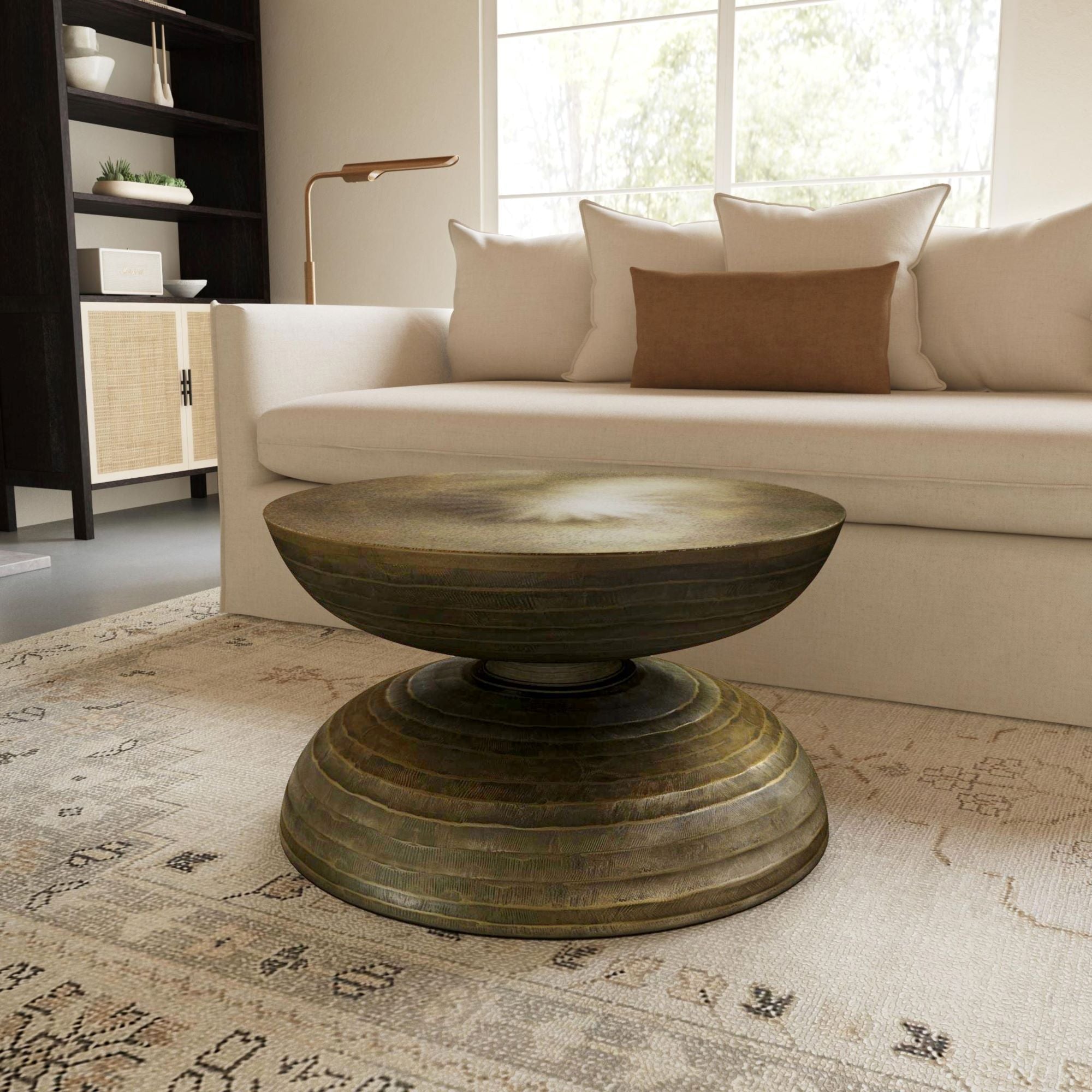 Alto Textured Metal Coffee Table