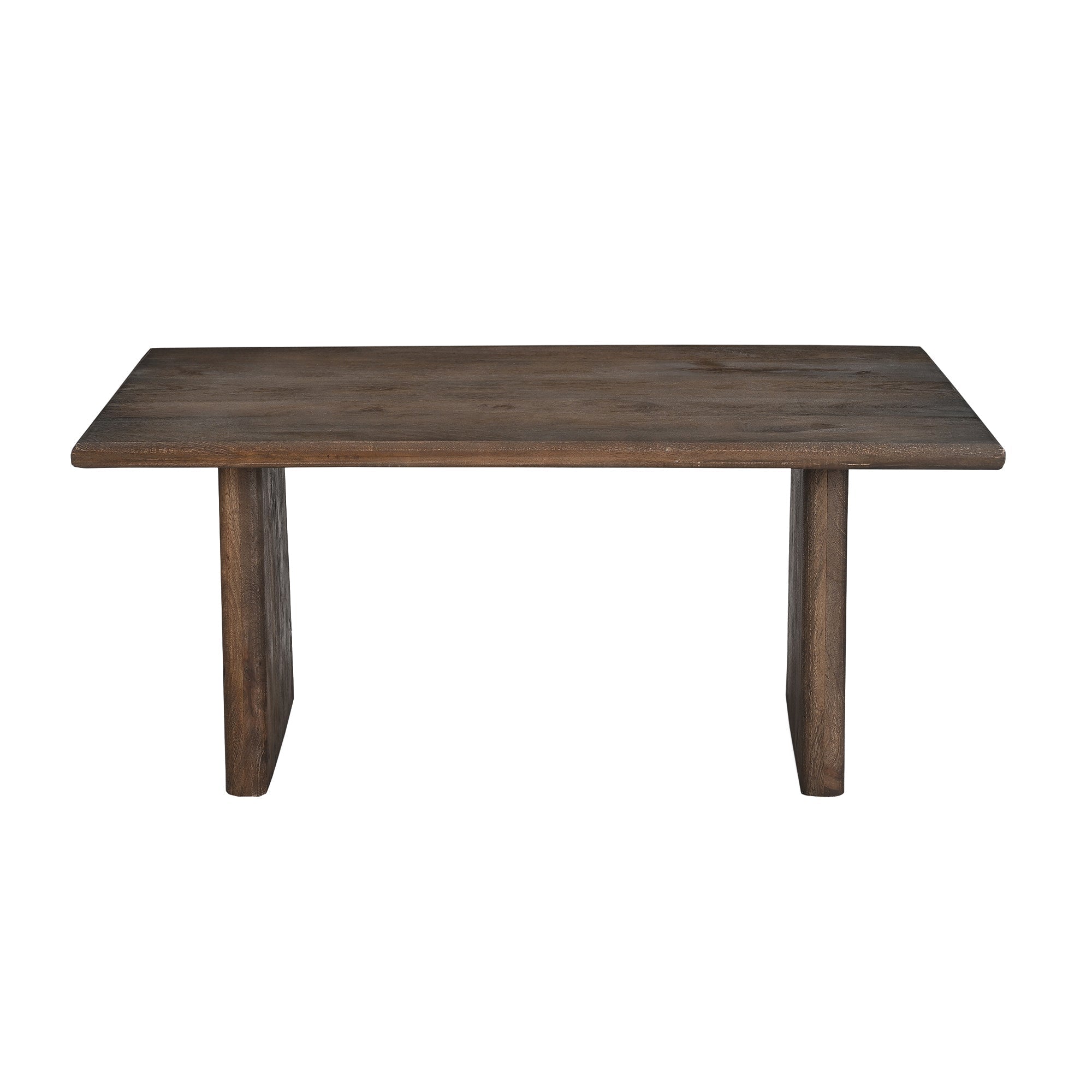 Trapezium Plank Wood Coffee Table