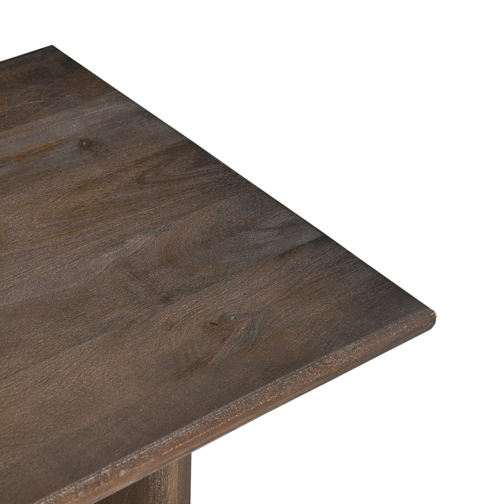 Trapezium Plank Wood Coffee Table