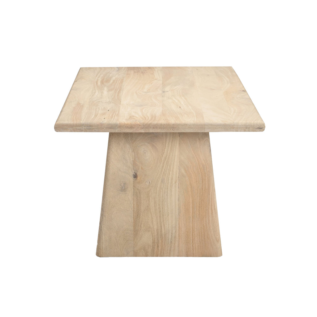 Trapezium Plank Wood Coffee Table