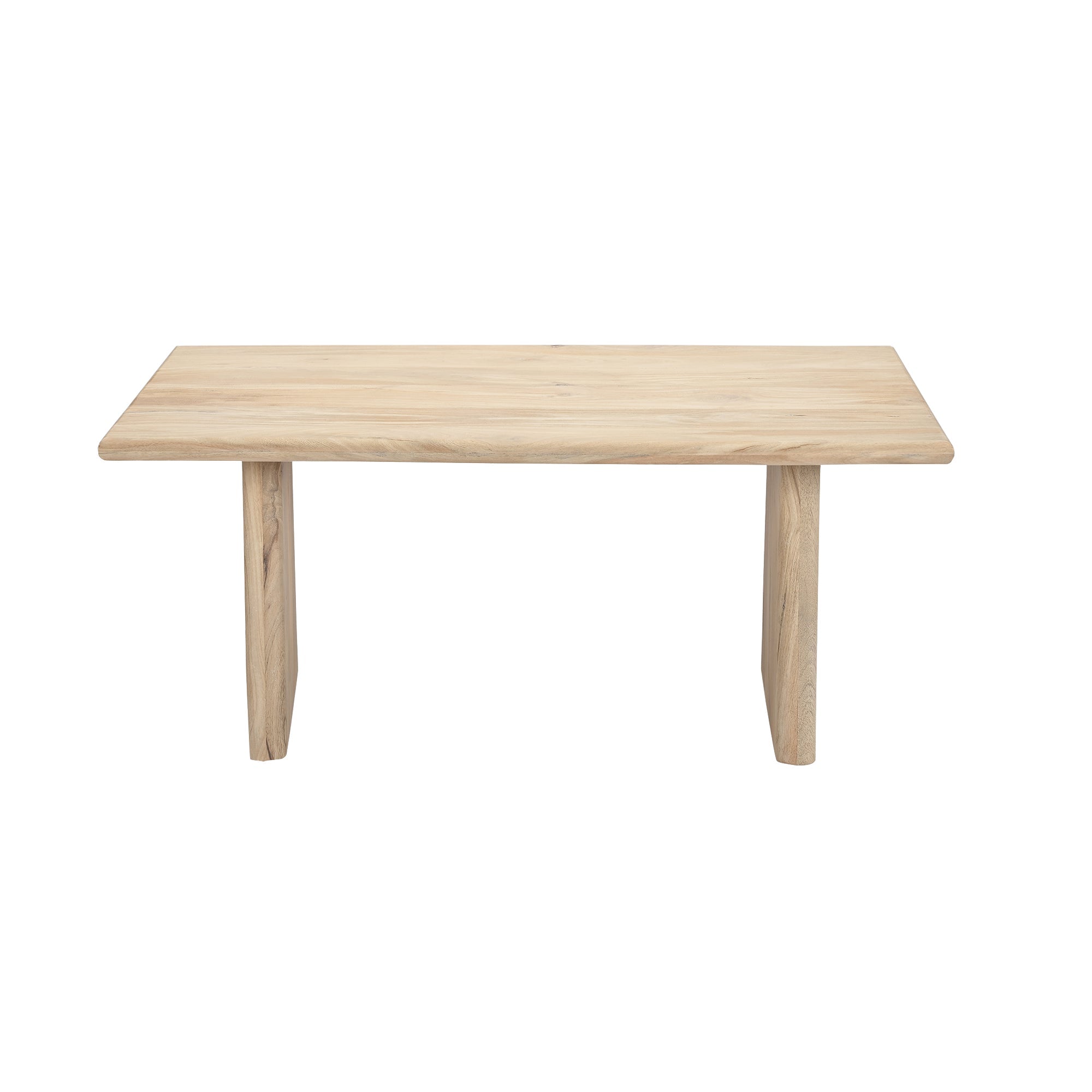 Trapezium Plank Wood Coffee Table