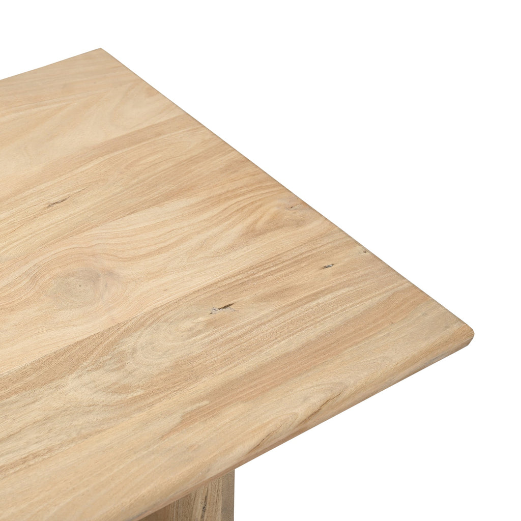 Trapezium Plank Wood Coffee Table