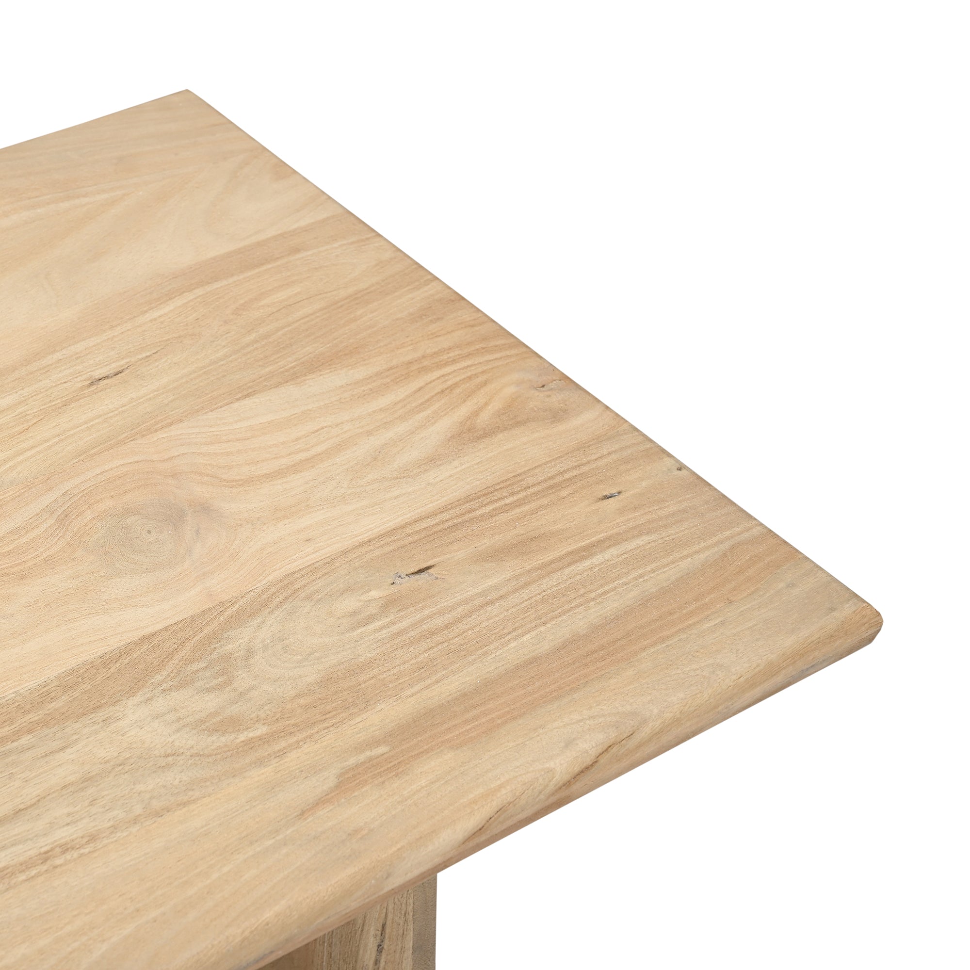 Trapezium Plank Wood Coffee Table