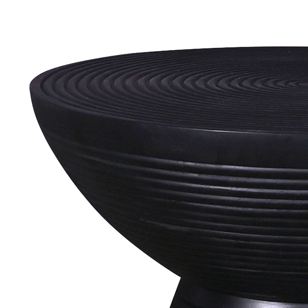 Ring Carved Solid Wood Coffee Table
