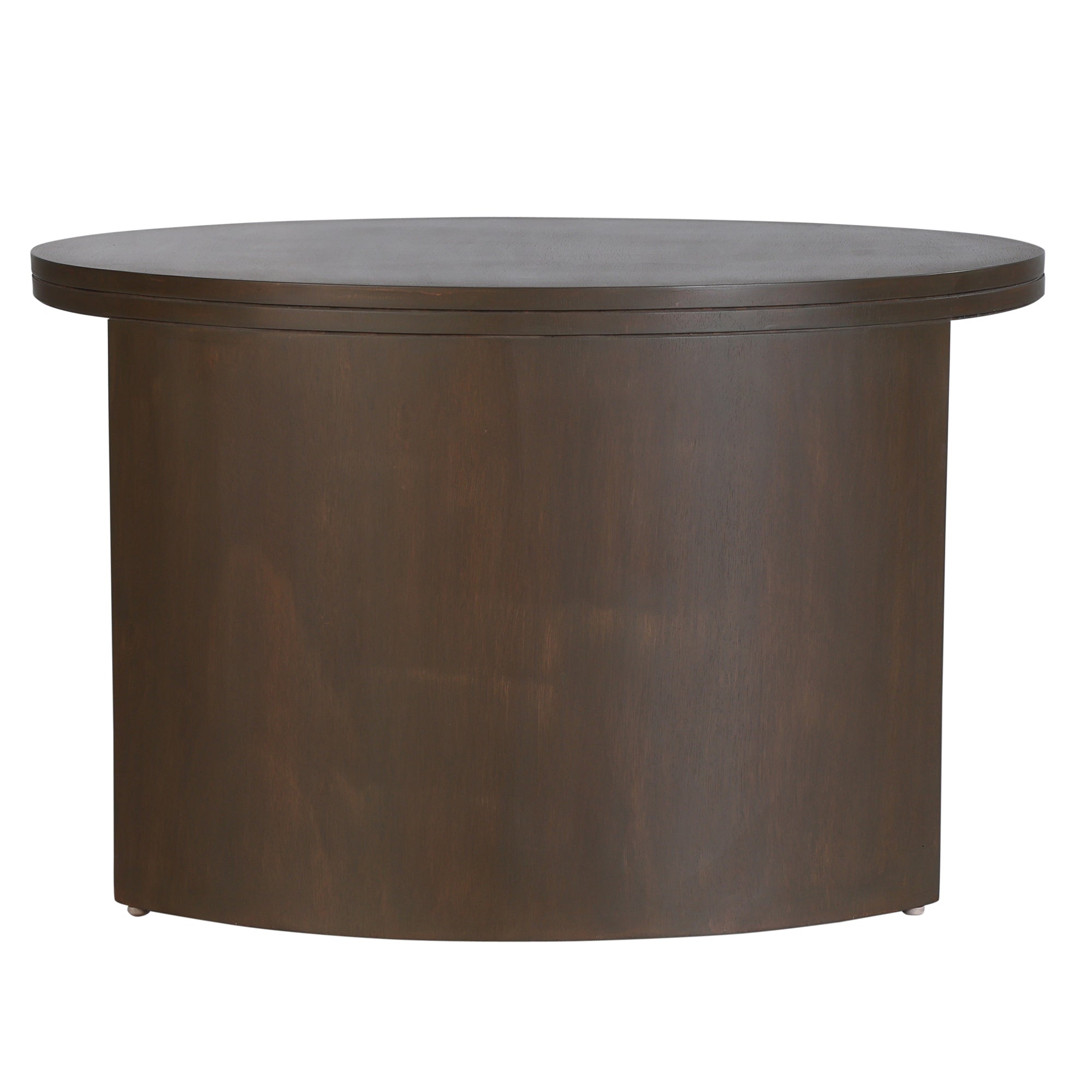 Cyrus Round Storage Coffee Table and Nesting Stool