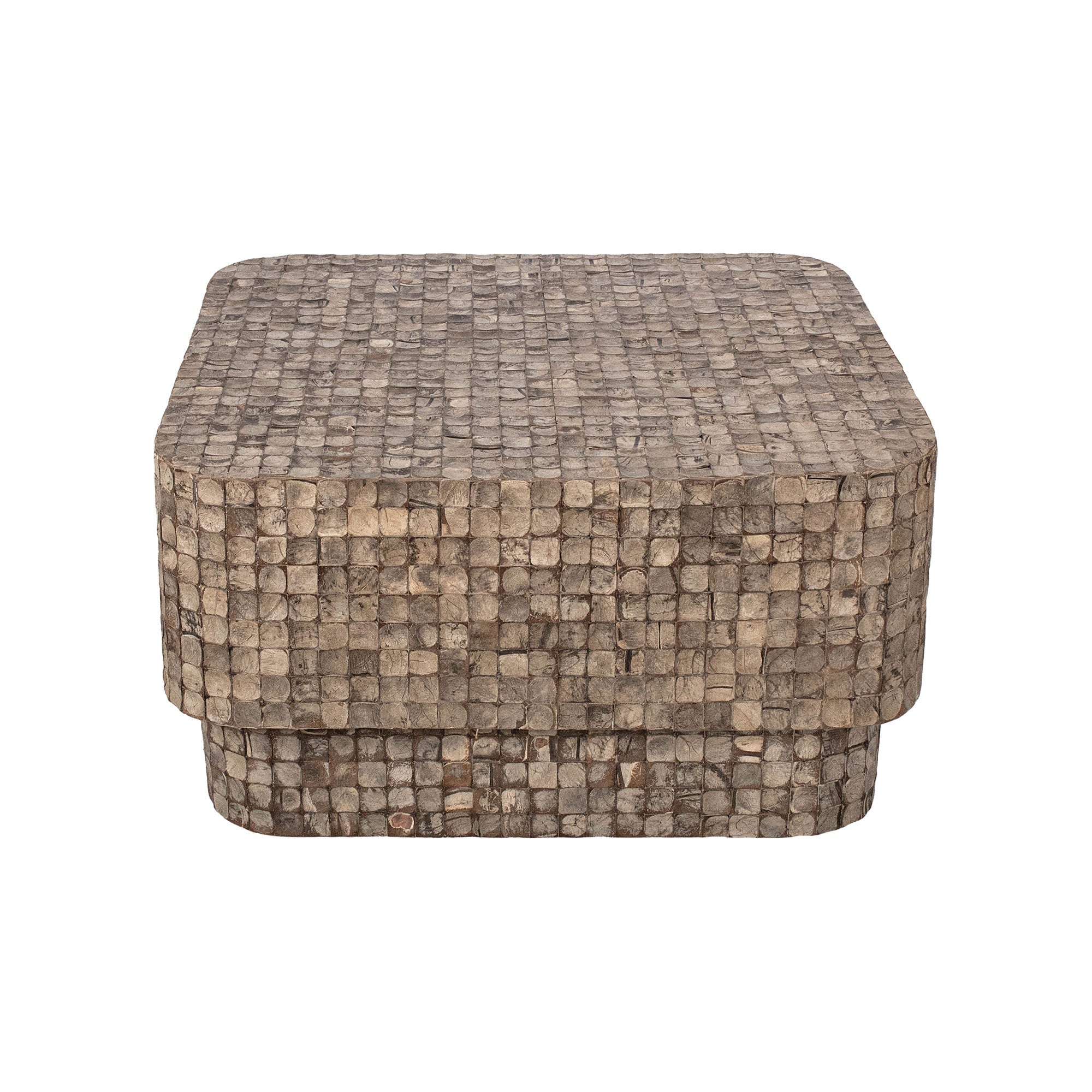 Samoa Square Coconut Shell Coffee Table