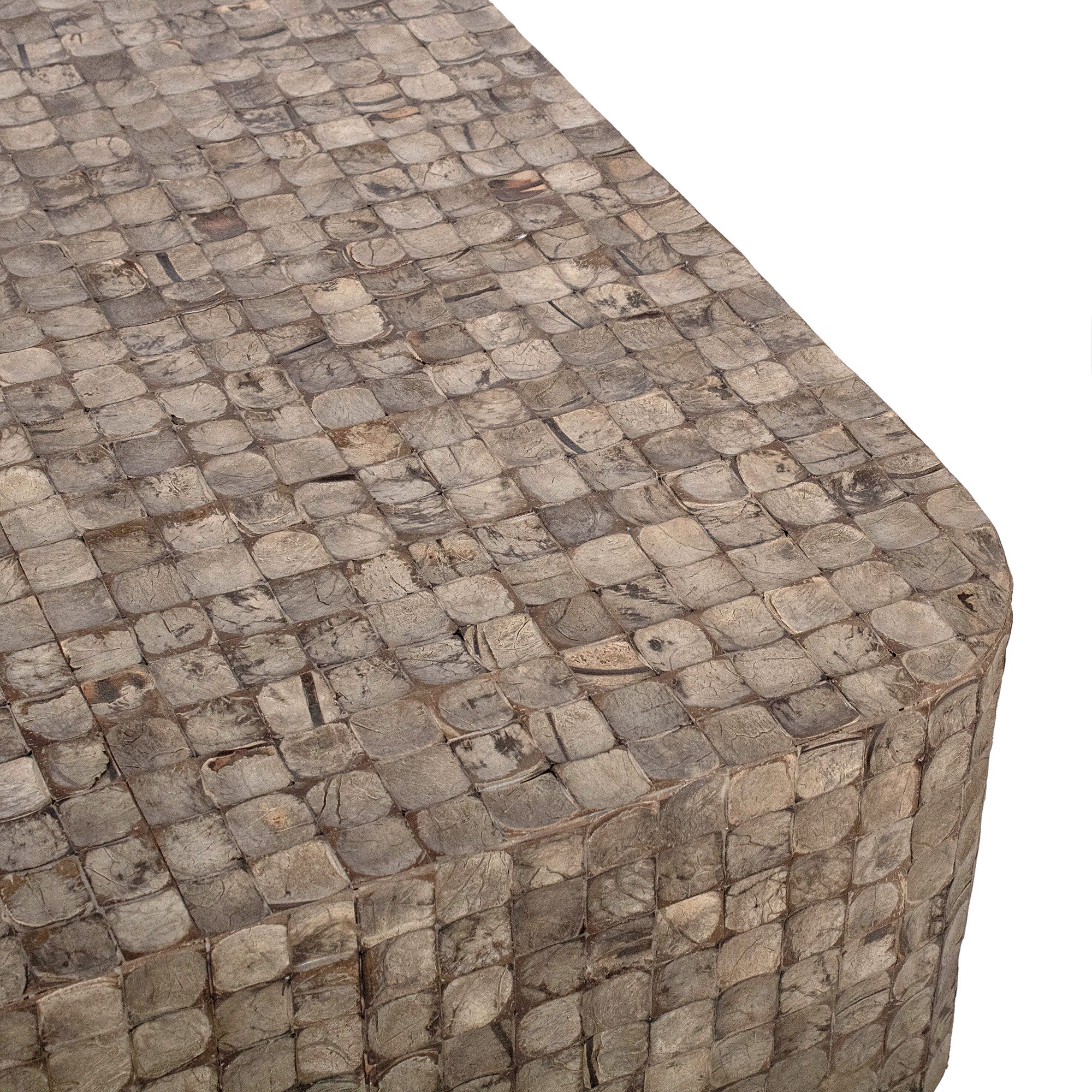 Samoa Square Coconut Shell Coffee Table