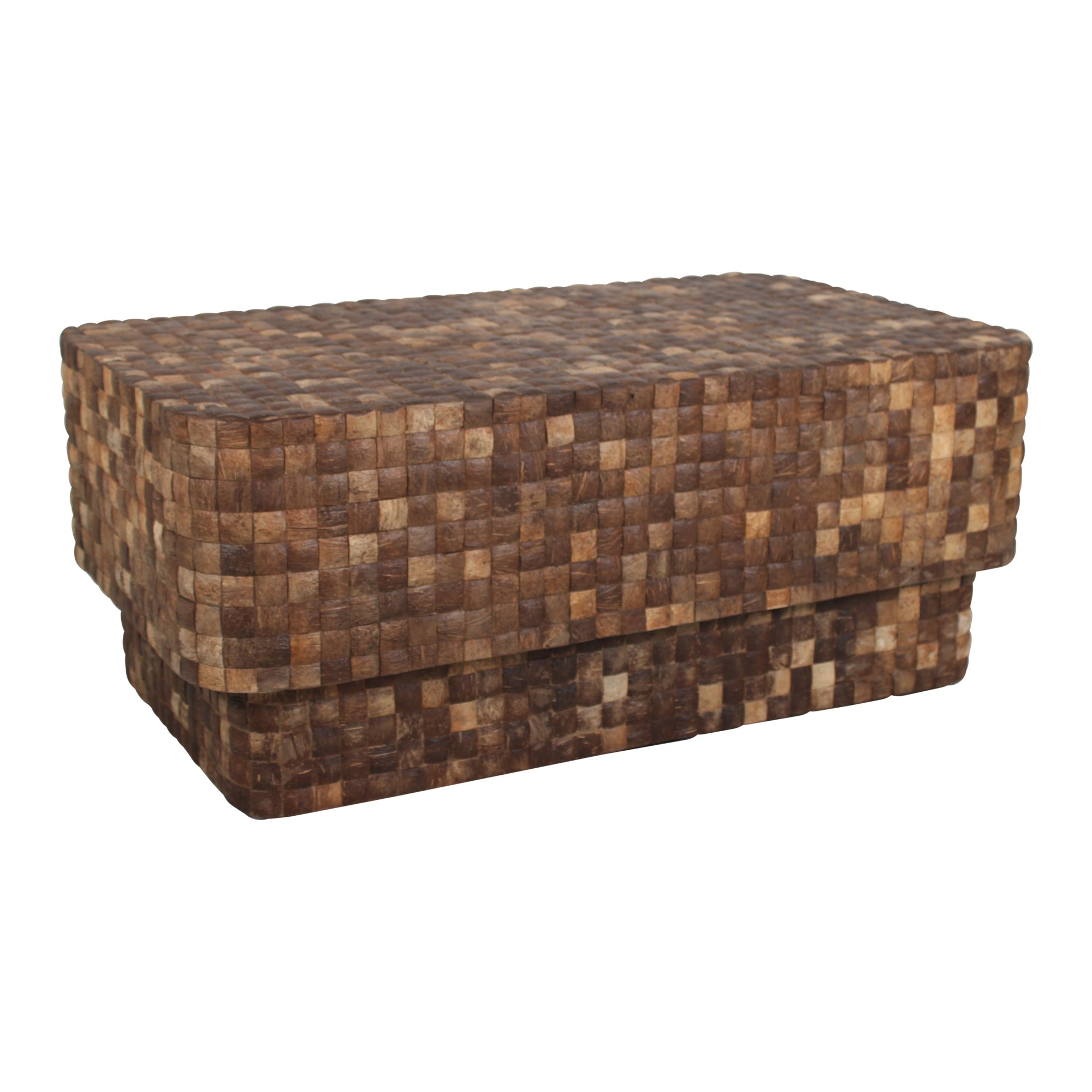 Samoa Rectangular Coconut Shell Coffee Table