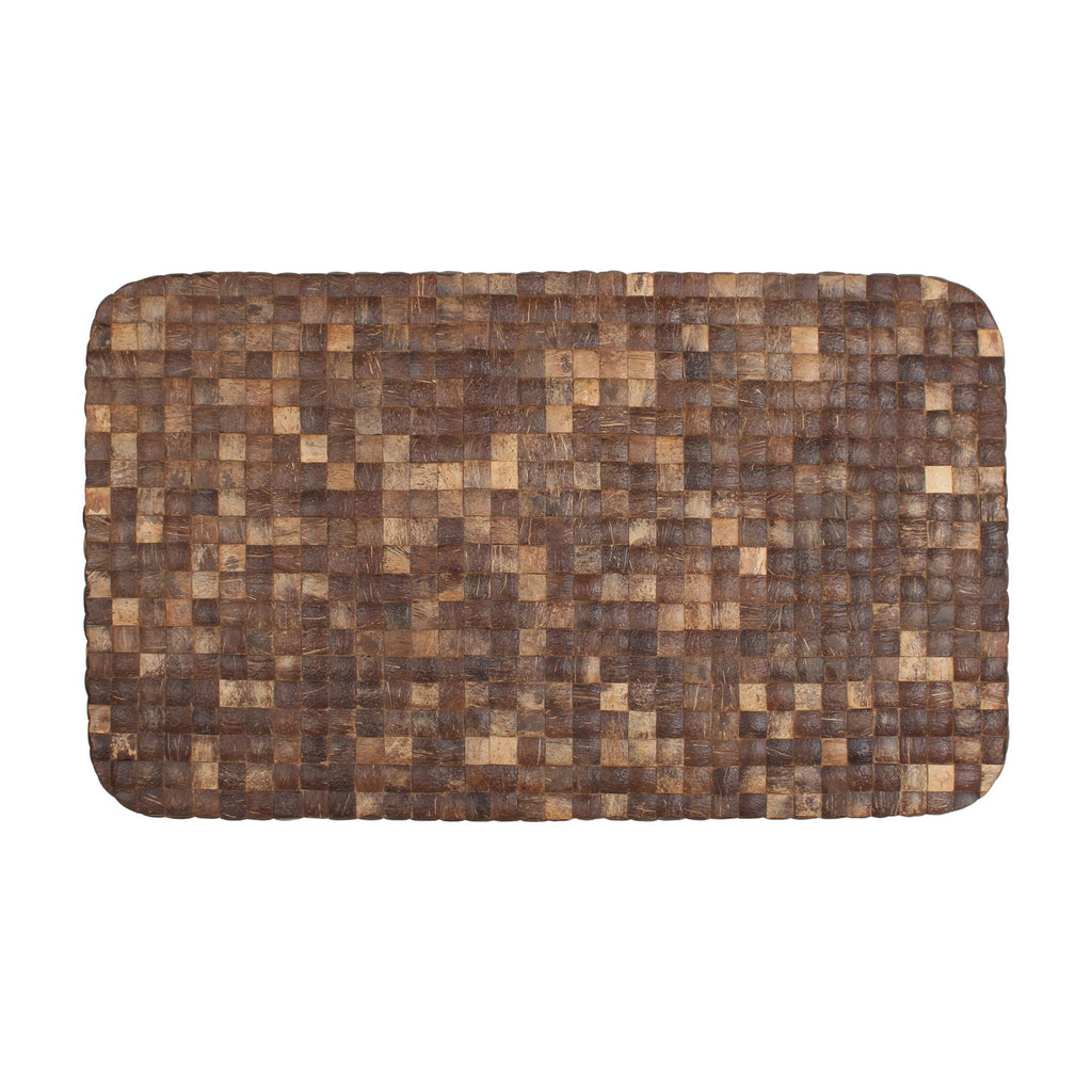 Samoa Rectangular Coconut Shell Coffee Table