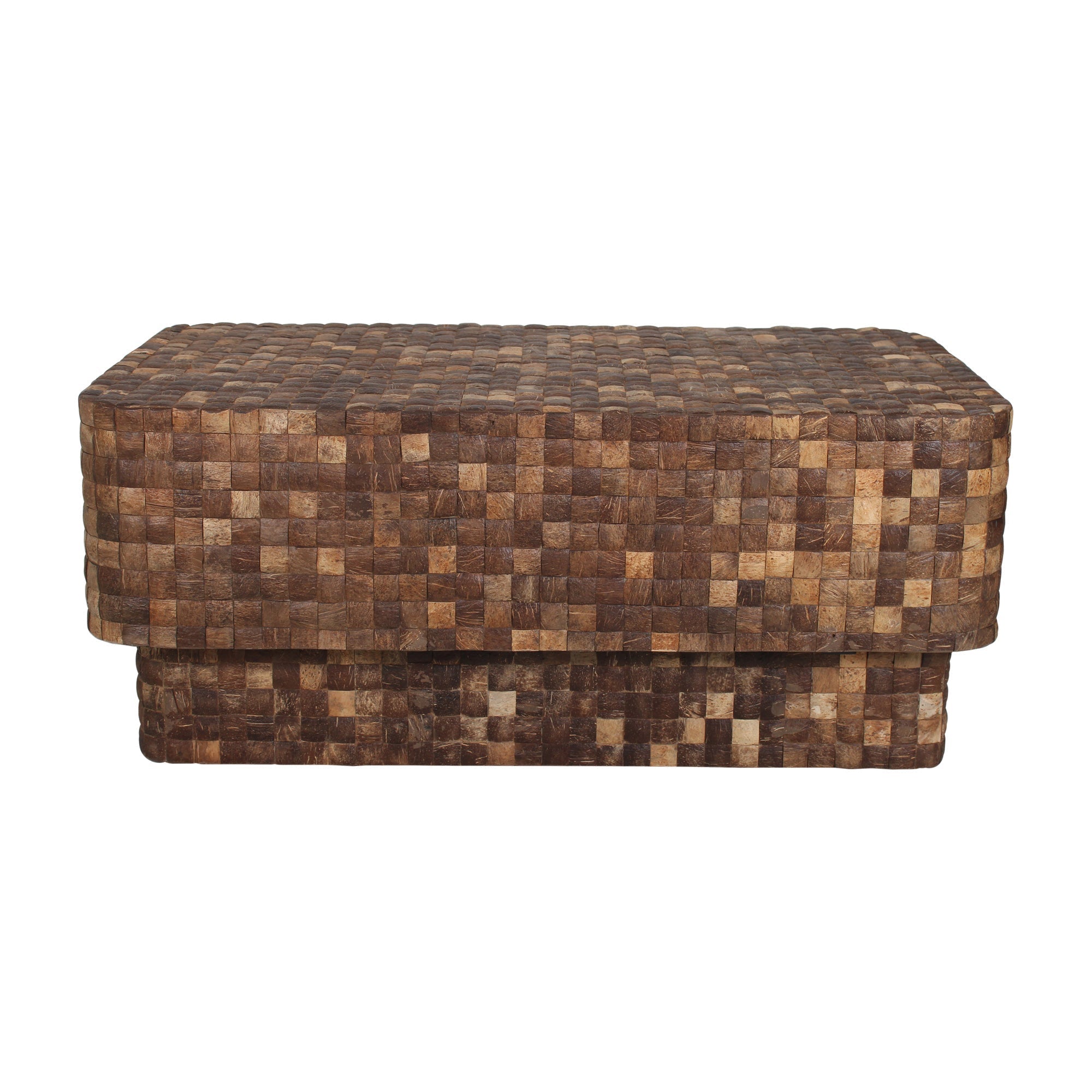 Samoa Rectangular Coconut Shell Coffee Table