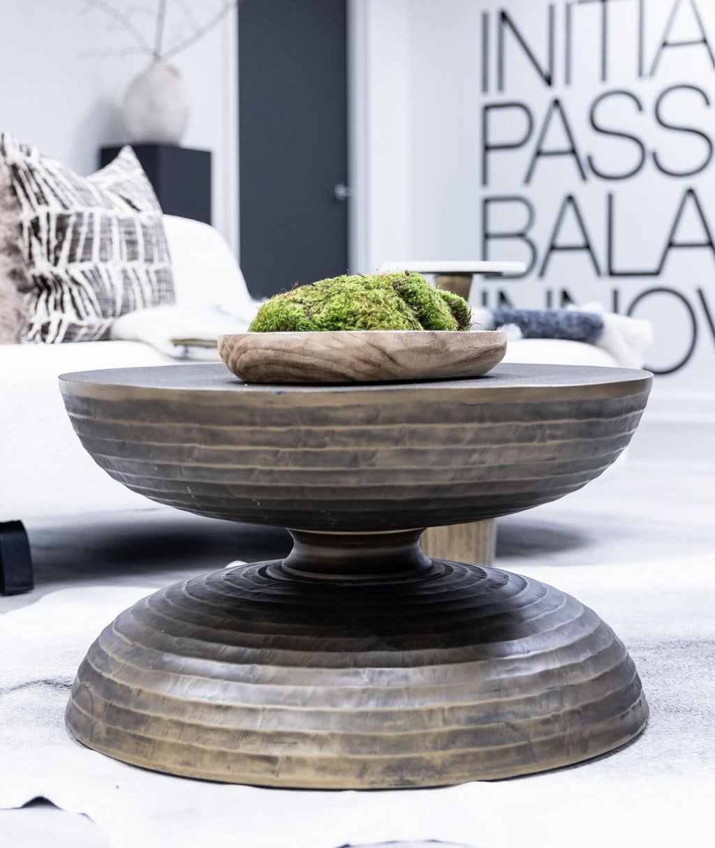 Alto Textured Metal Coffee Table