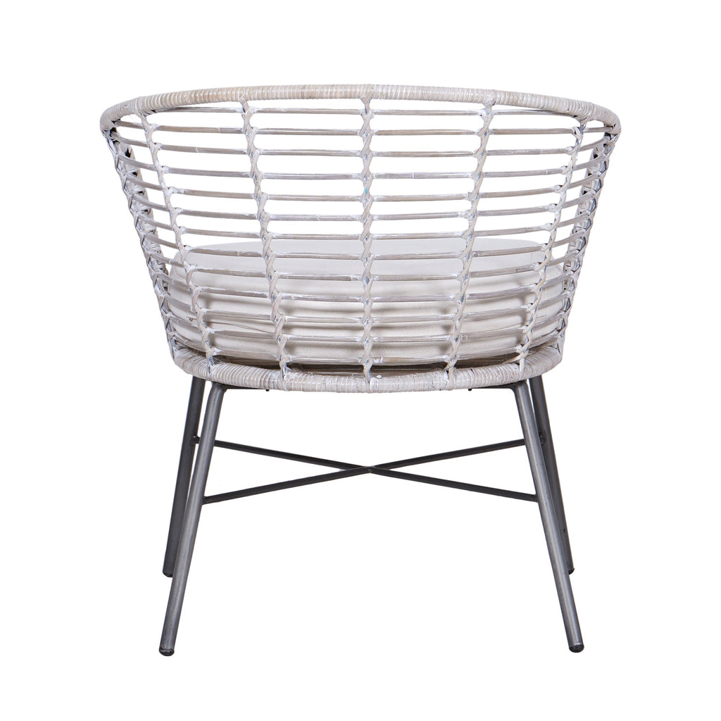 Cove Rattan Curved Occasional Chair