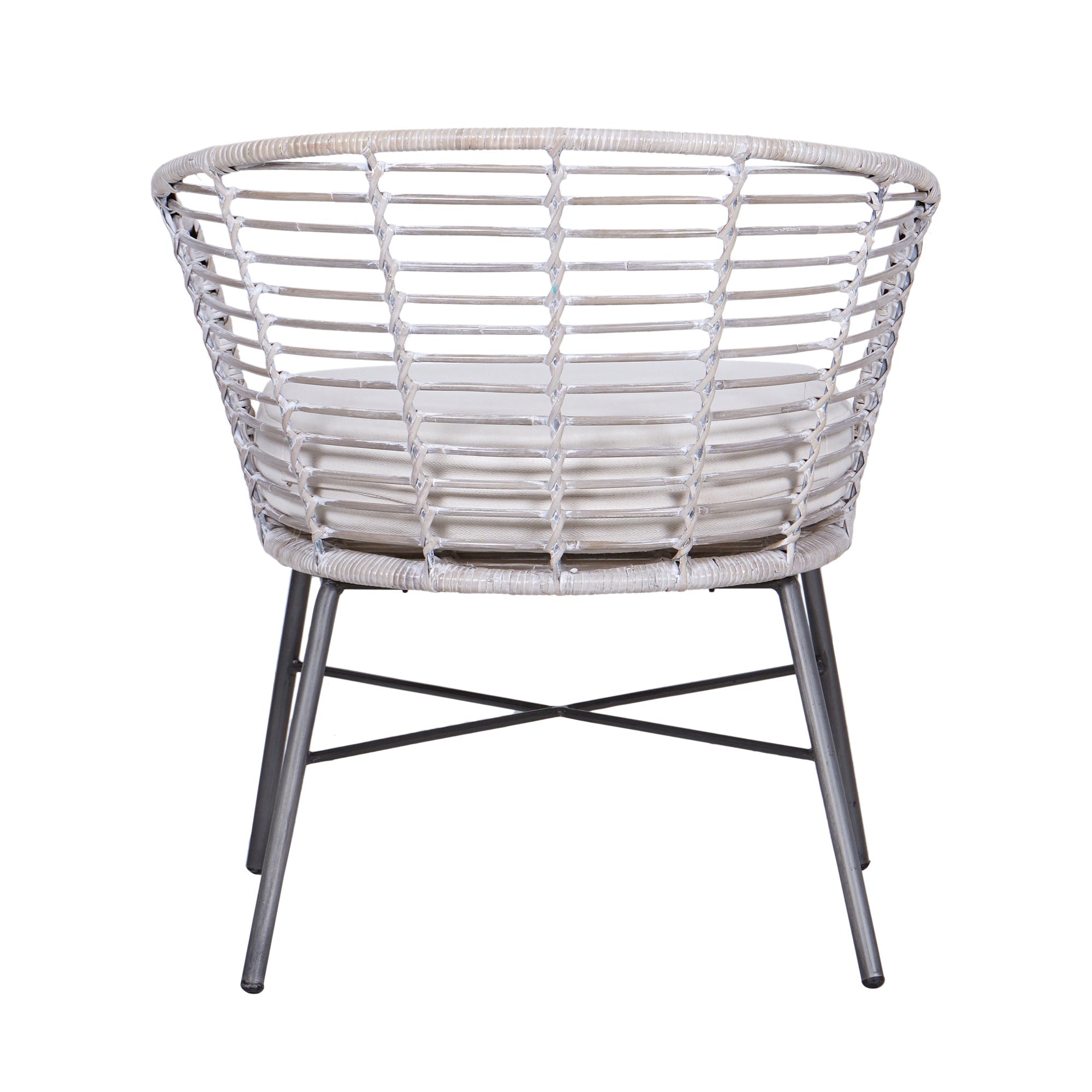 Cove Rattan Curved Occasional Chair