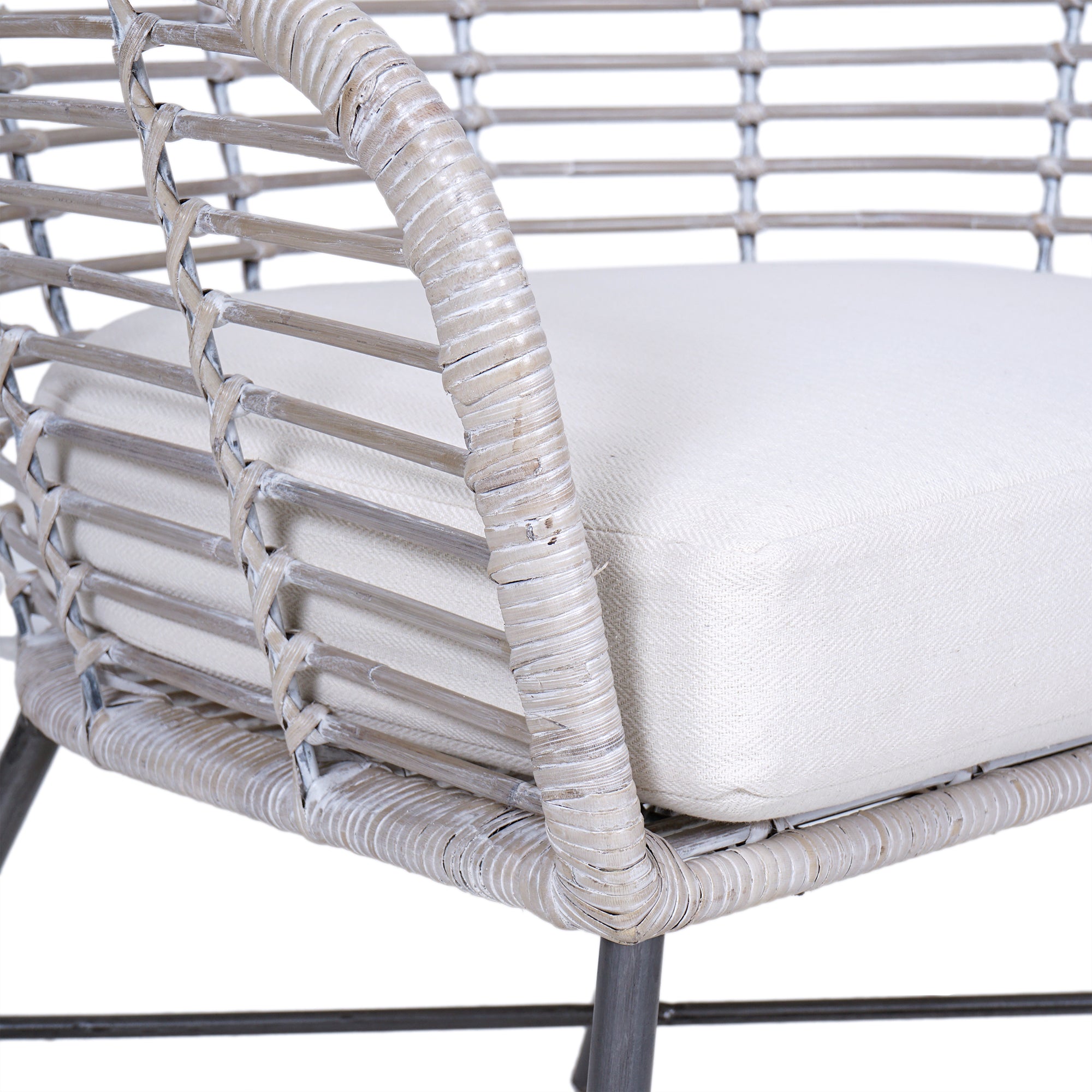 Cove Rattan Curved Occasional Chair