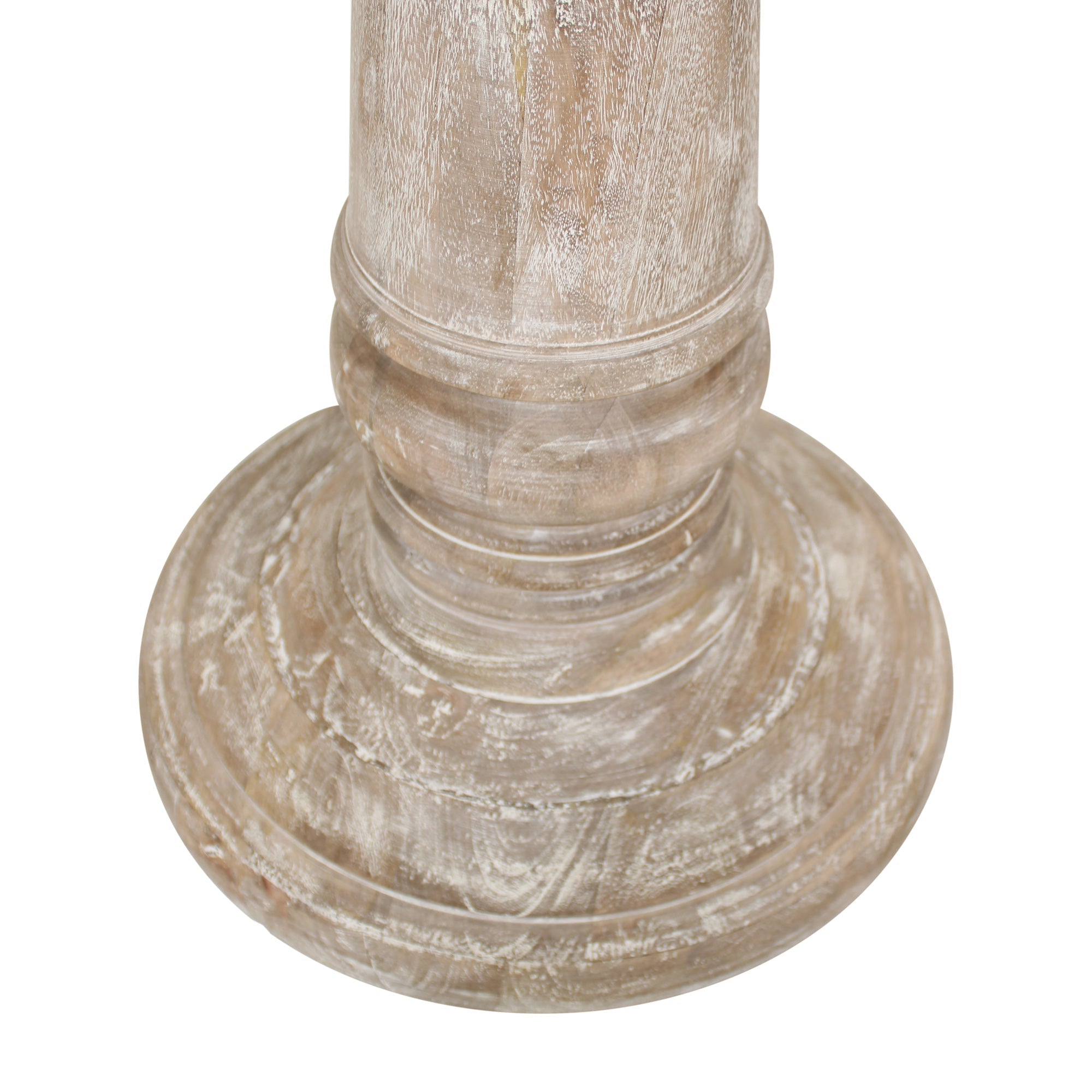 Reya Round Solid Wood Accent Table