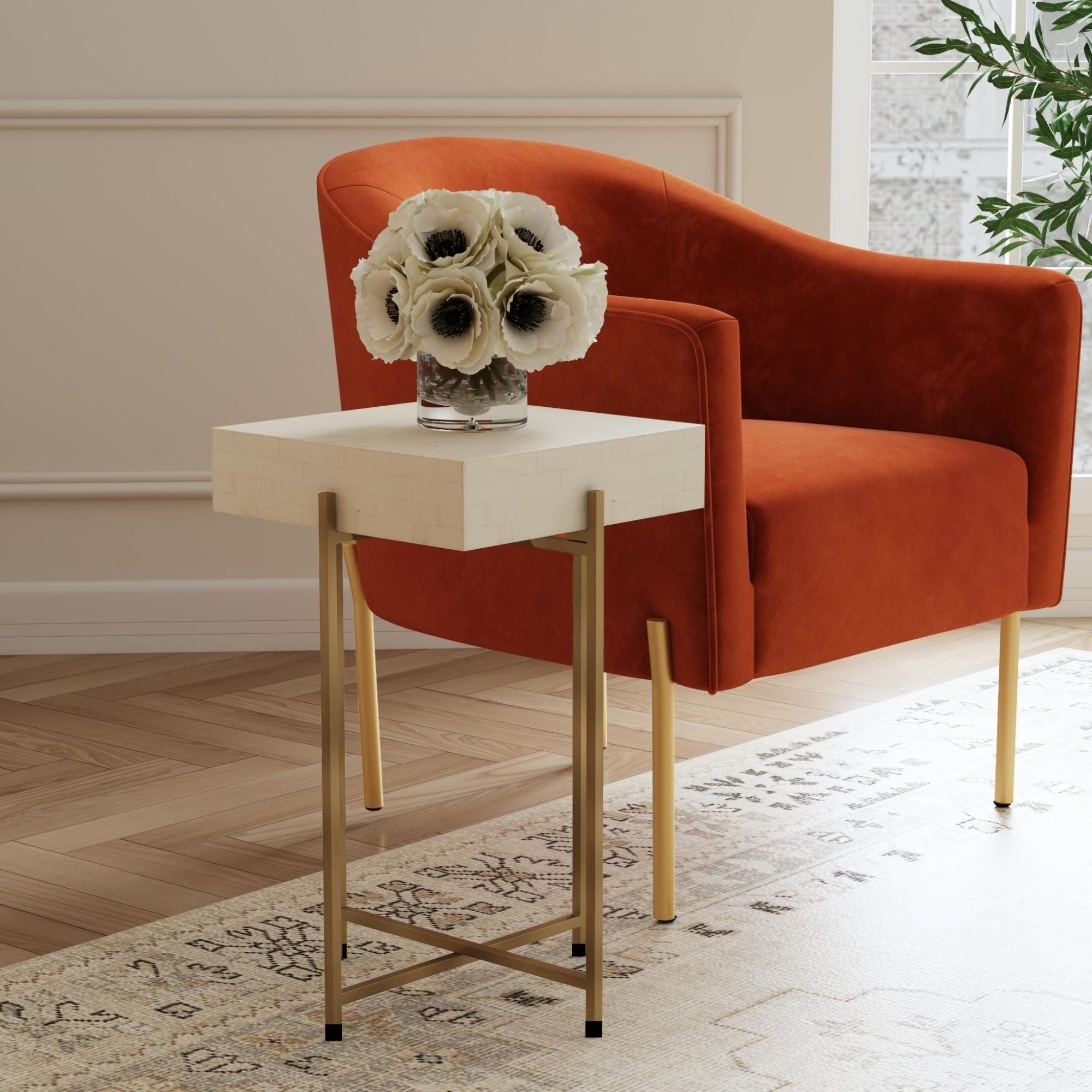 Adela Resin Box Side Table