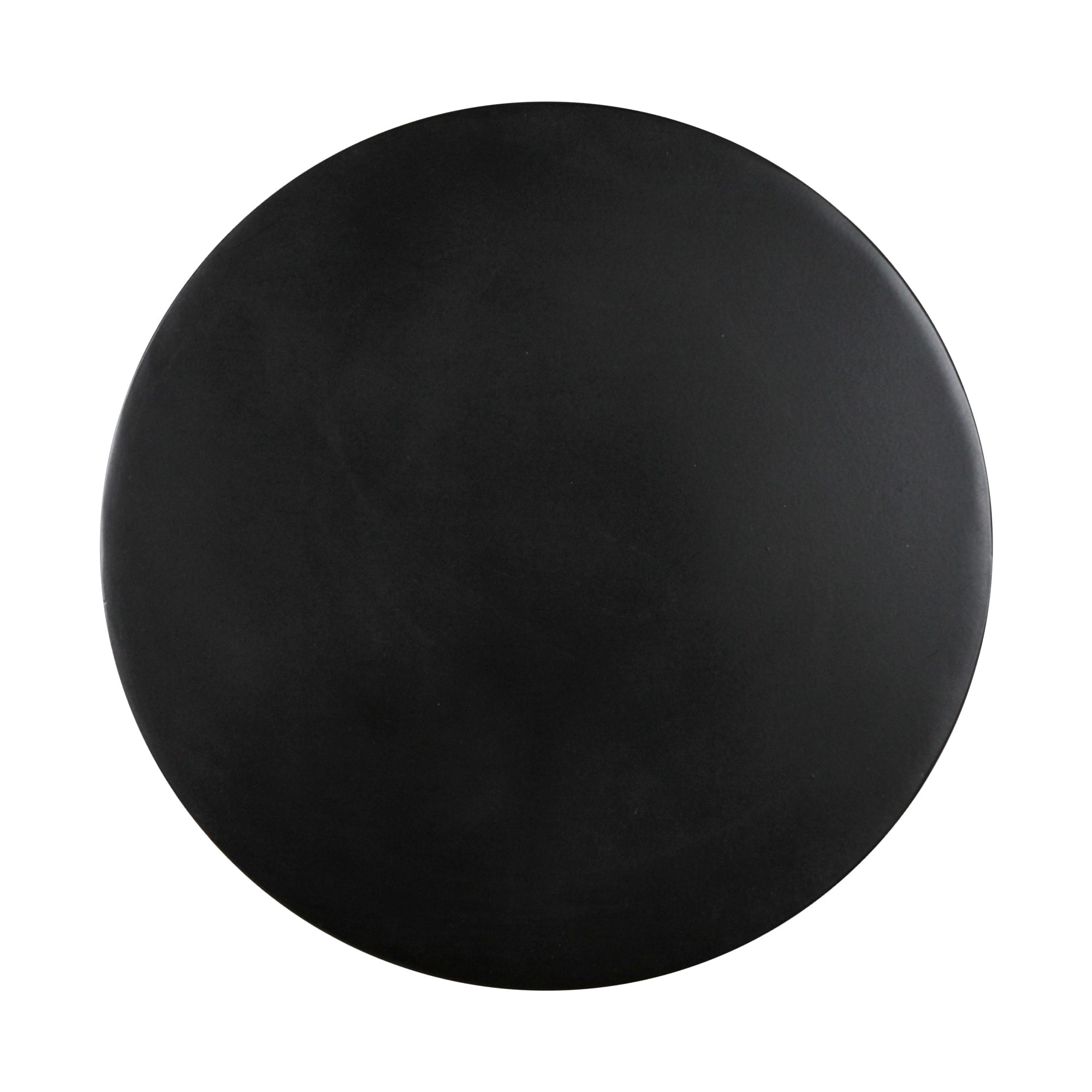 Cinched Metal Round Pedestal Accent Table