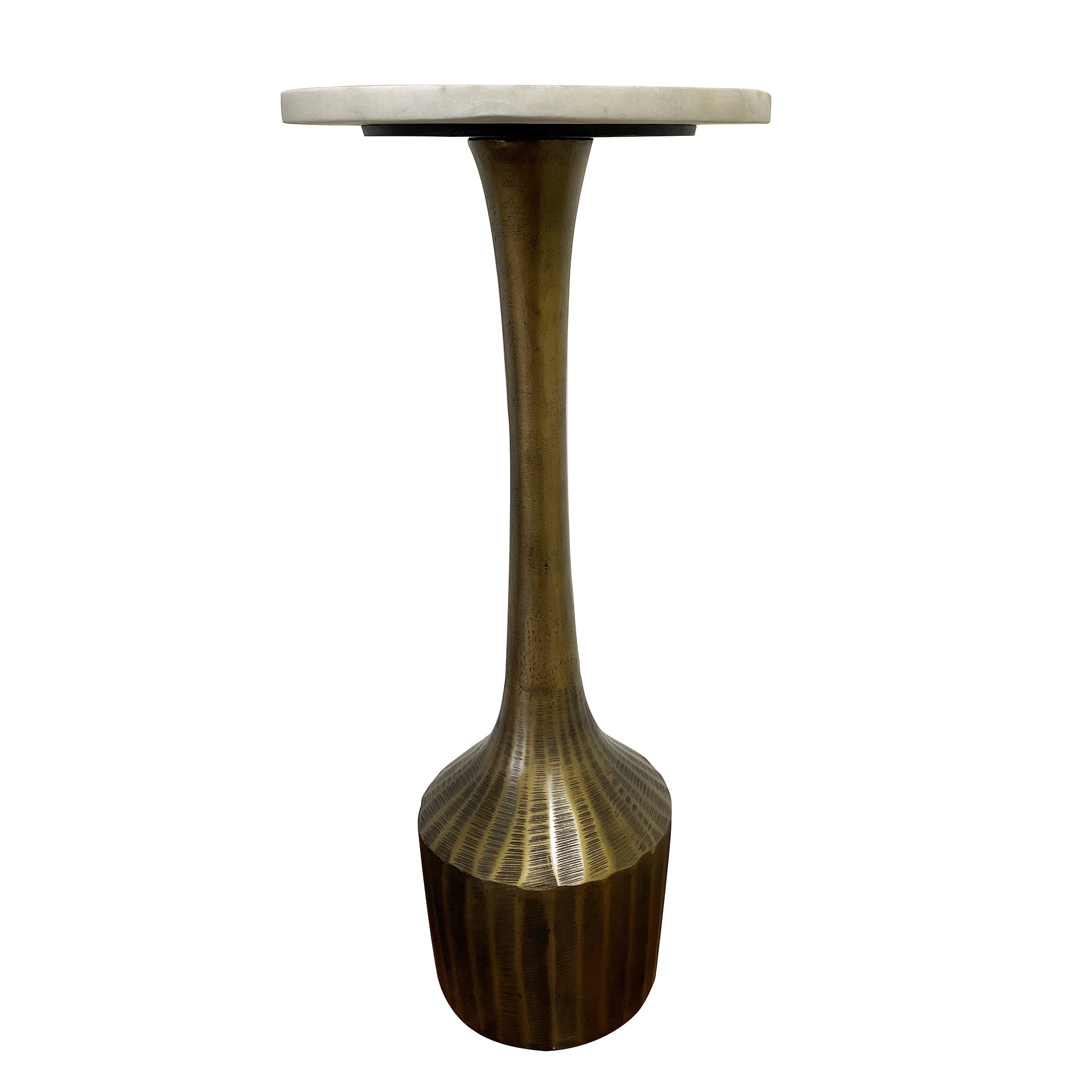 Alto Textured Metal Martini Accent Table