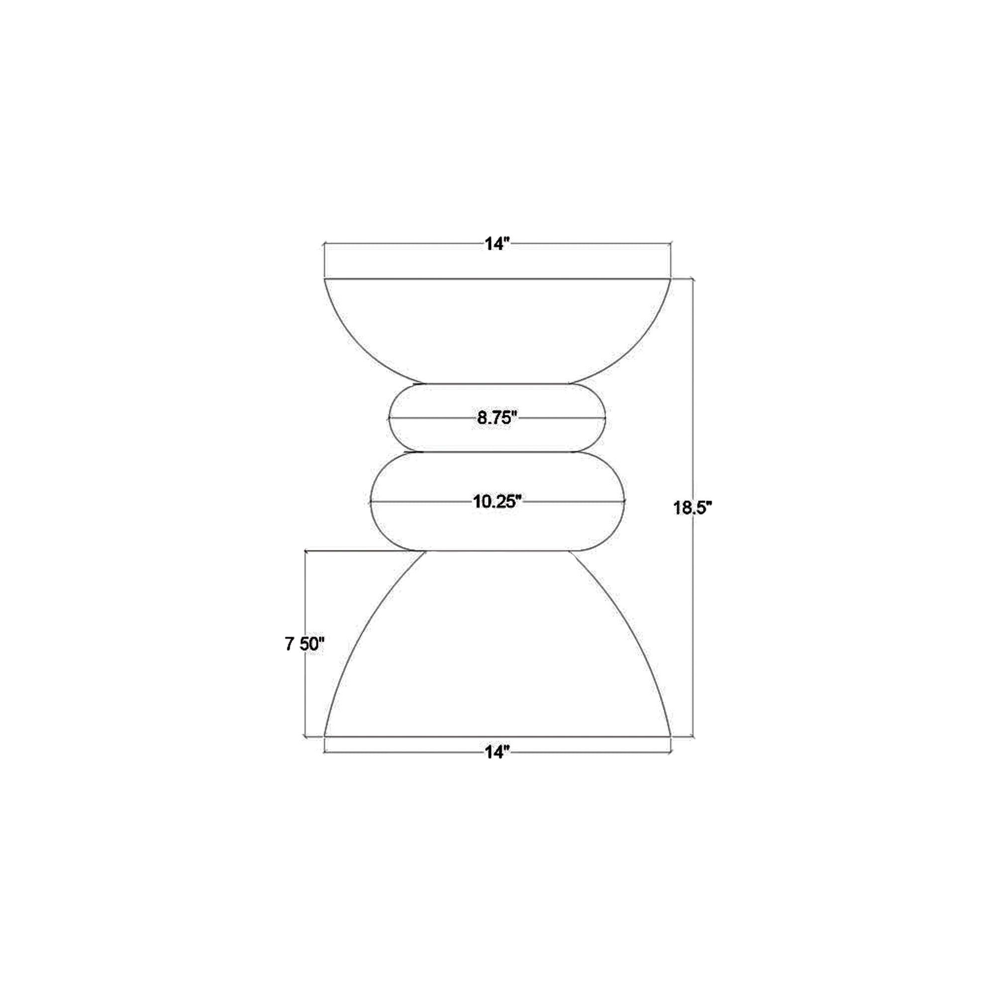 Felix Stacked Accent Table