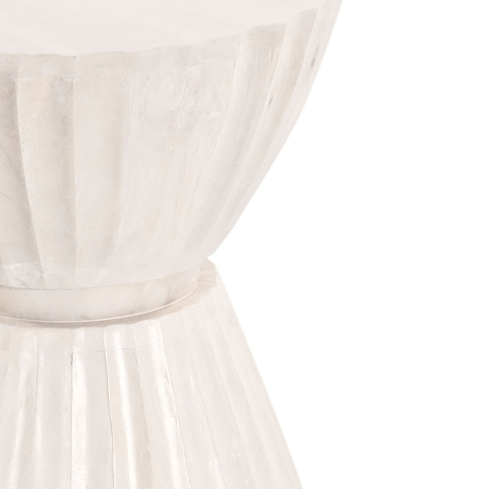 Clara Scalloped Accent Table