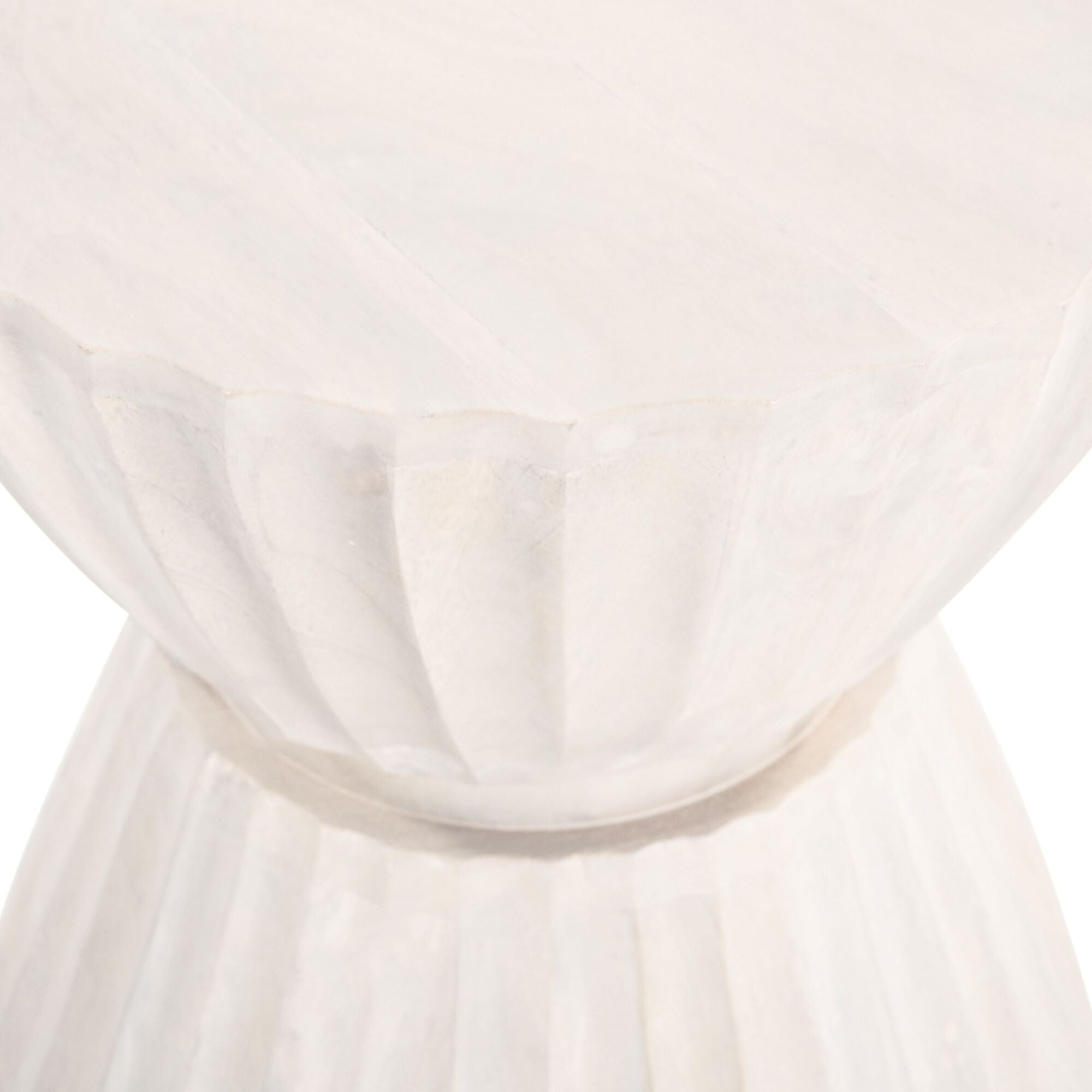Clara Scalloped Accent Table
