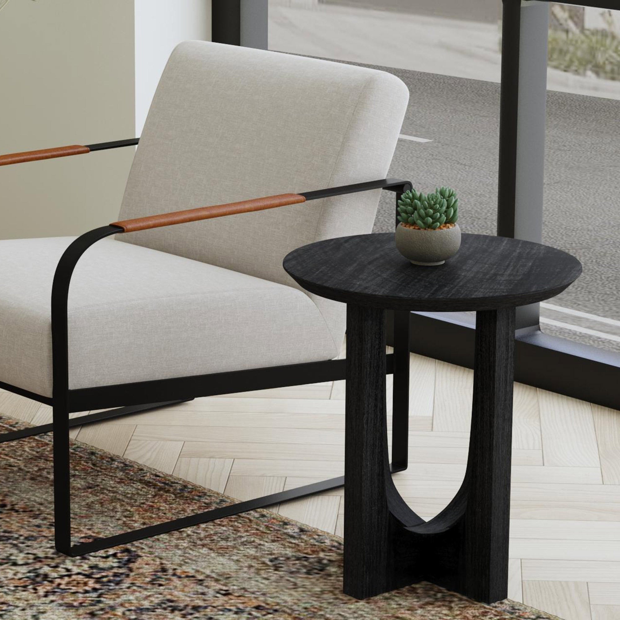Reverse Arch Side Table