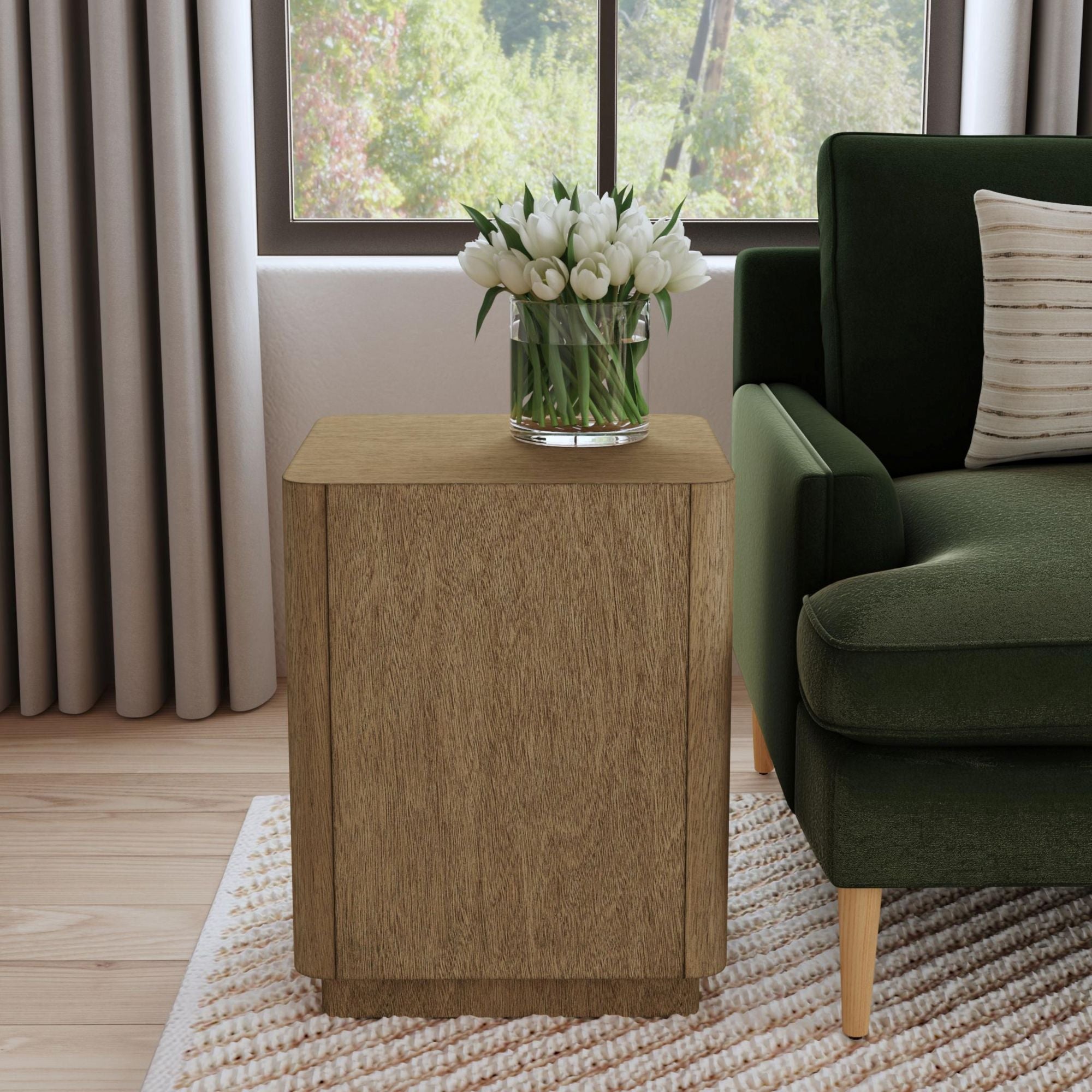 Piers Square Plynth Side Table
