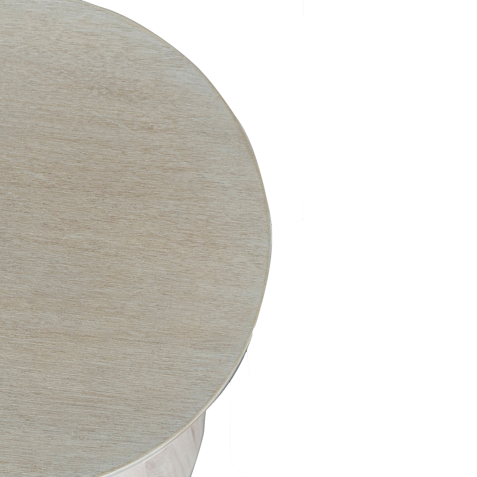 Grove Round Wood Drum Accent Table