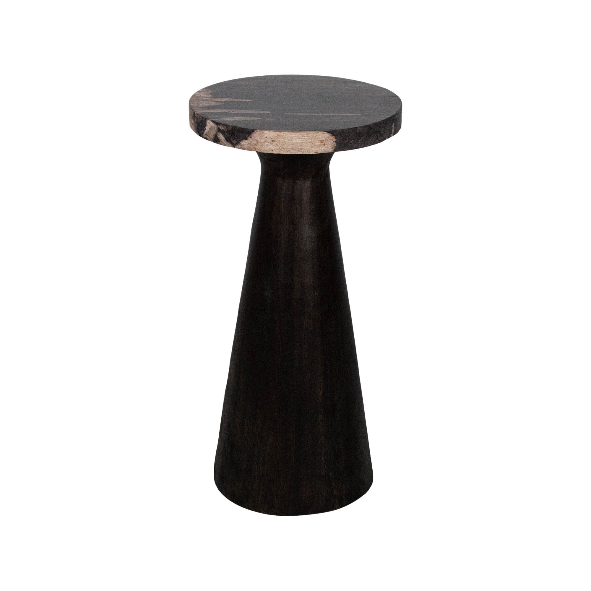 Kayu Petrifed Wood Pedestal Table