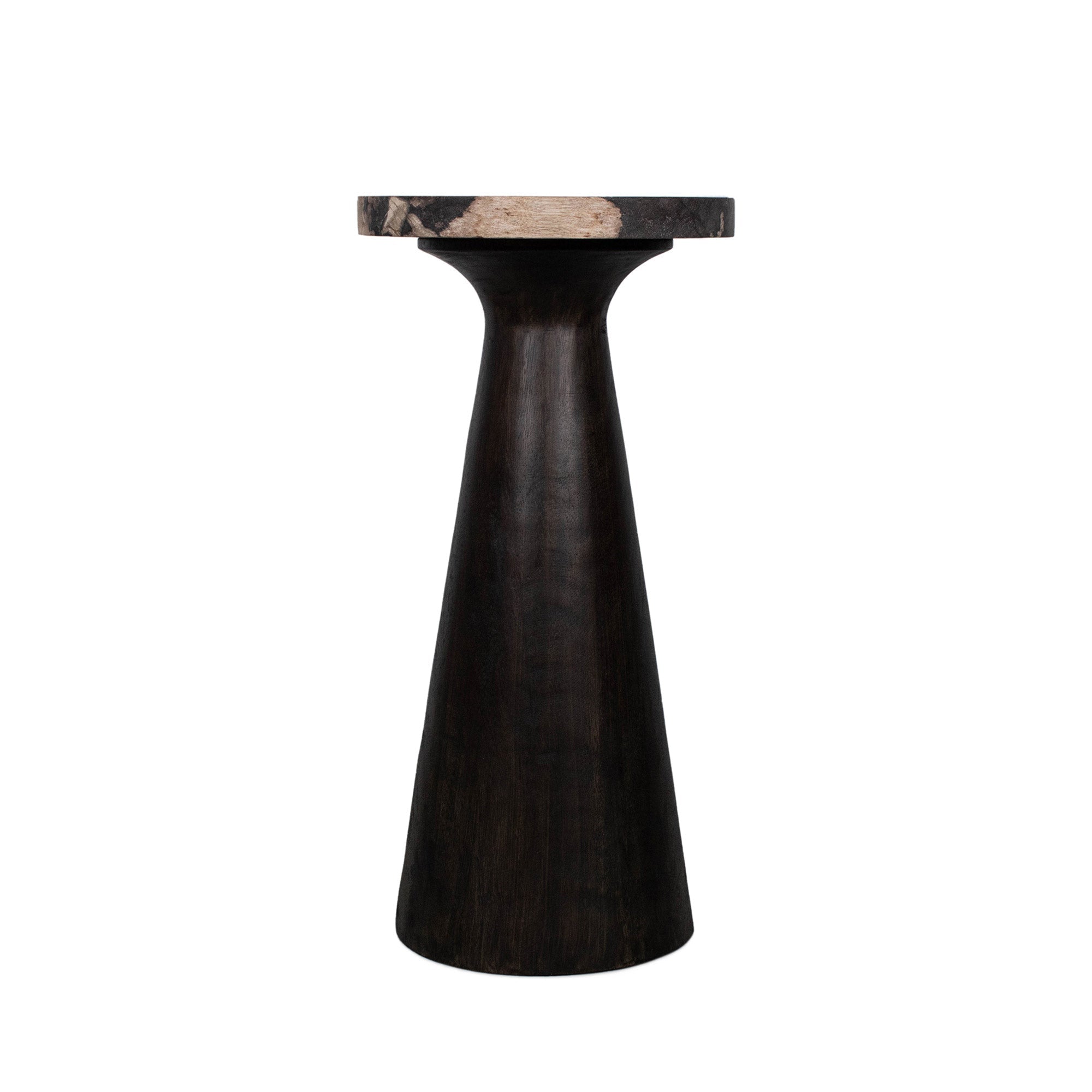 Kayu Petrifed Wood Pedestal Table
