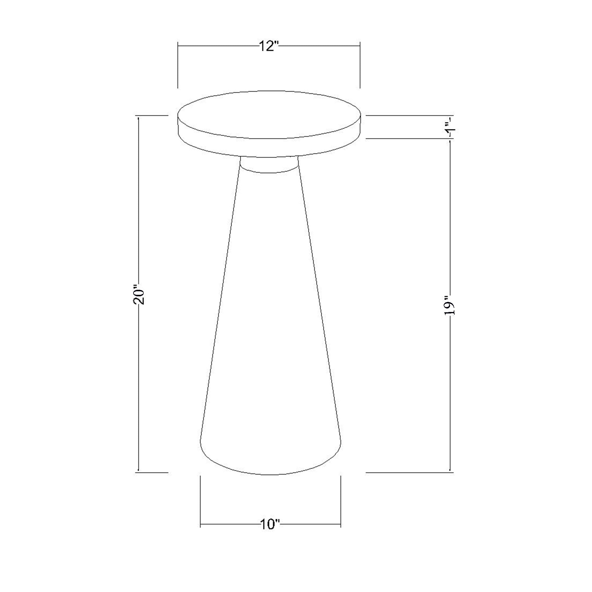 Kayu Petrifed Wood Pedestal Table