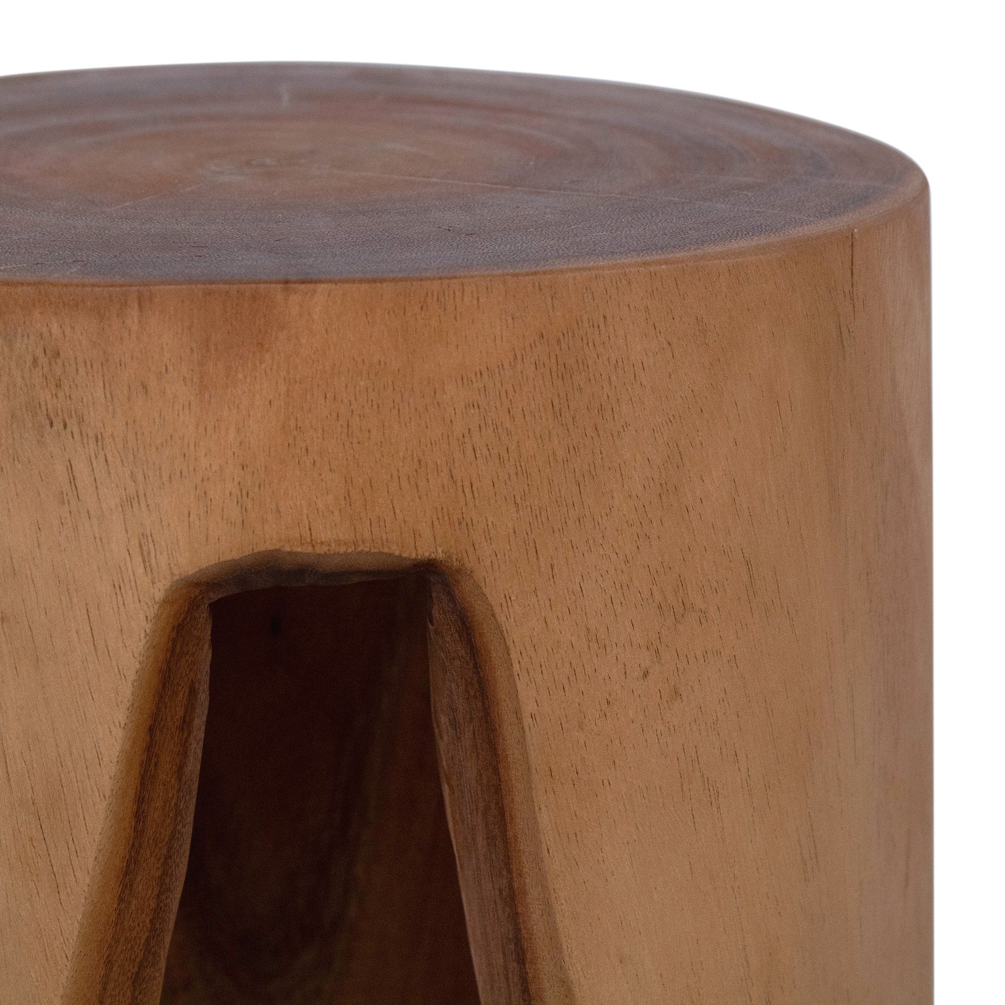 Maze Solid Wood Side Tables, Set of 2