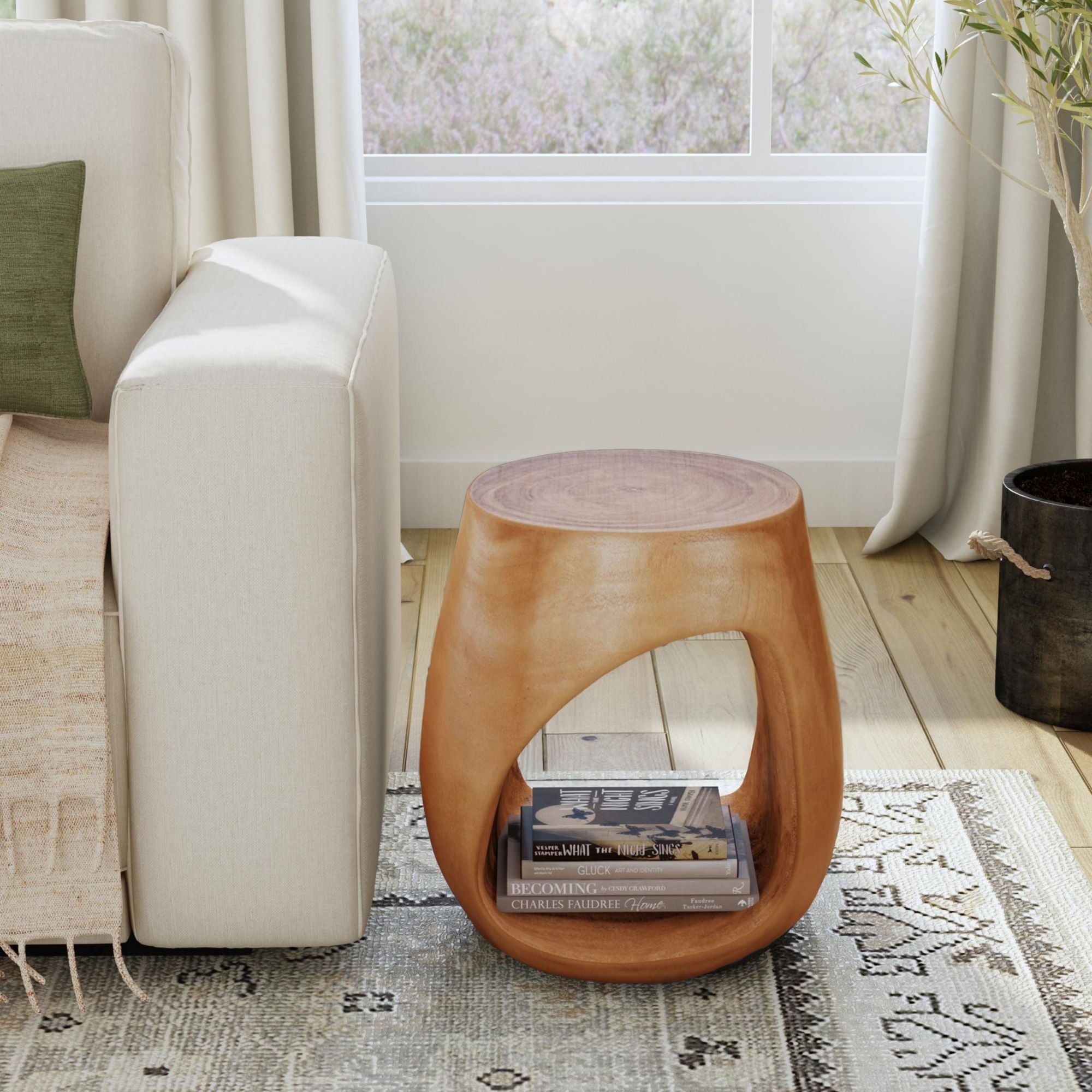 Esme Organic Cut Out Side Table