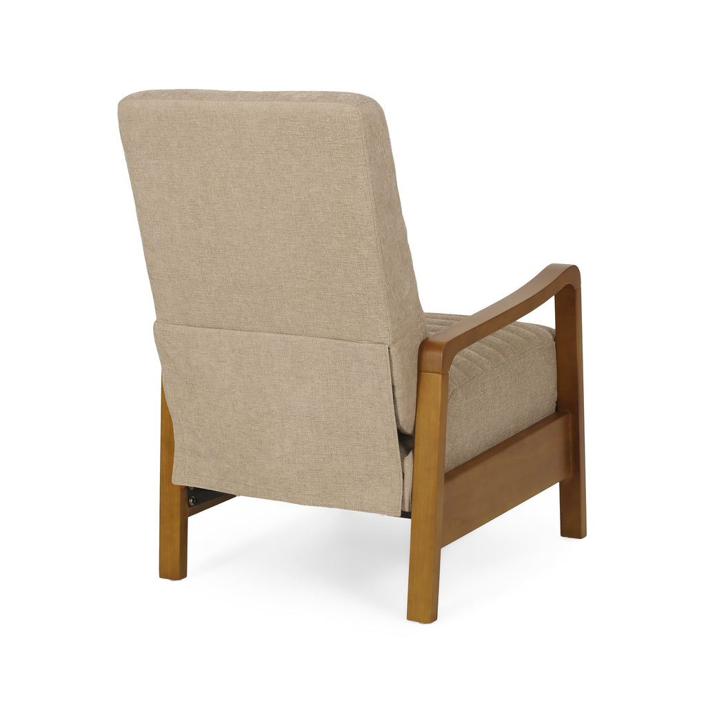 Mid-Century Modern Manual Club Recliner
