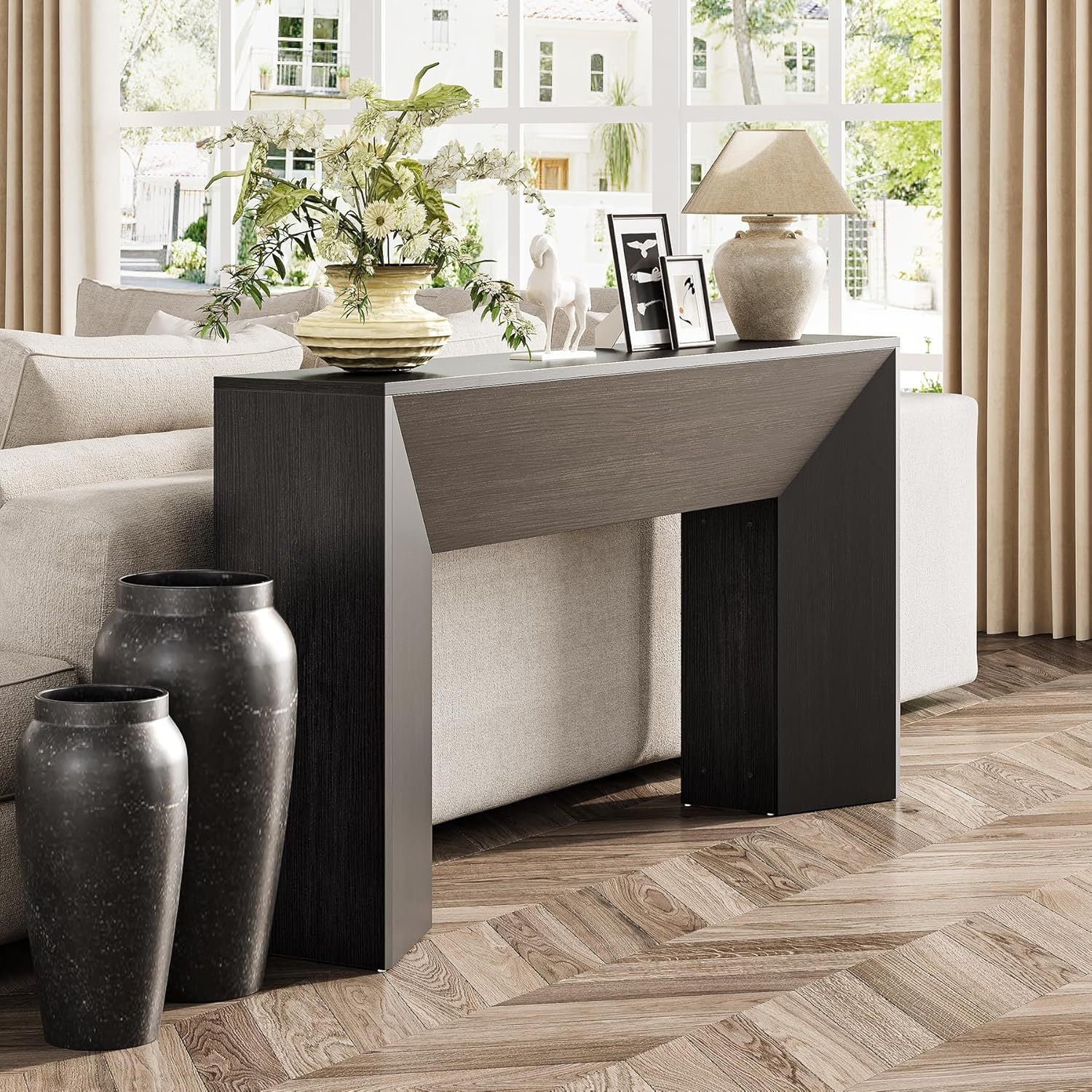 Alderwood Modern Farmhouse  Entryway Console Table