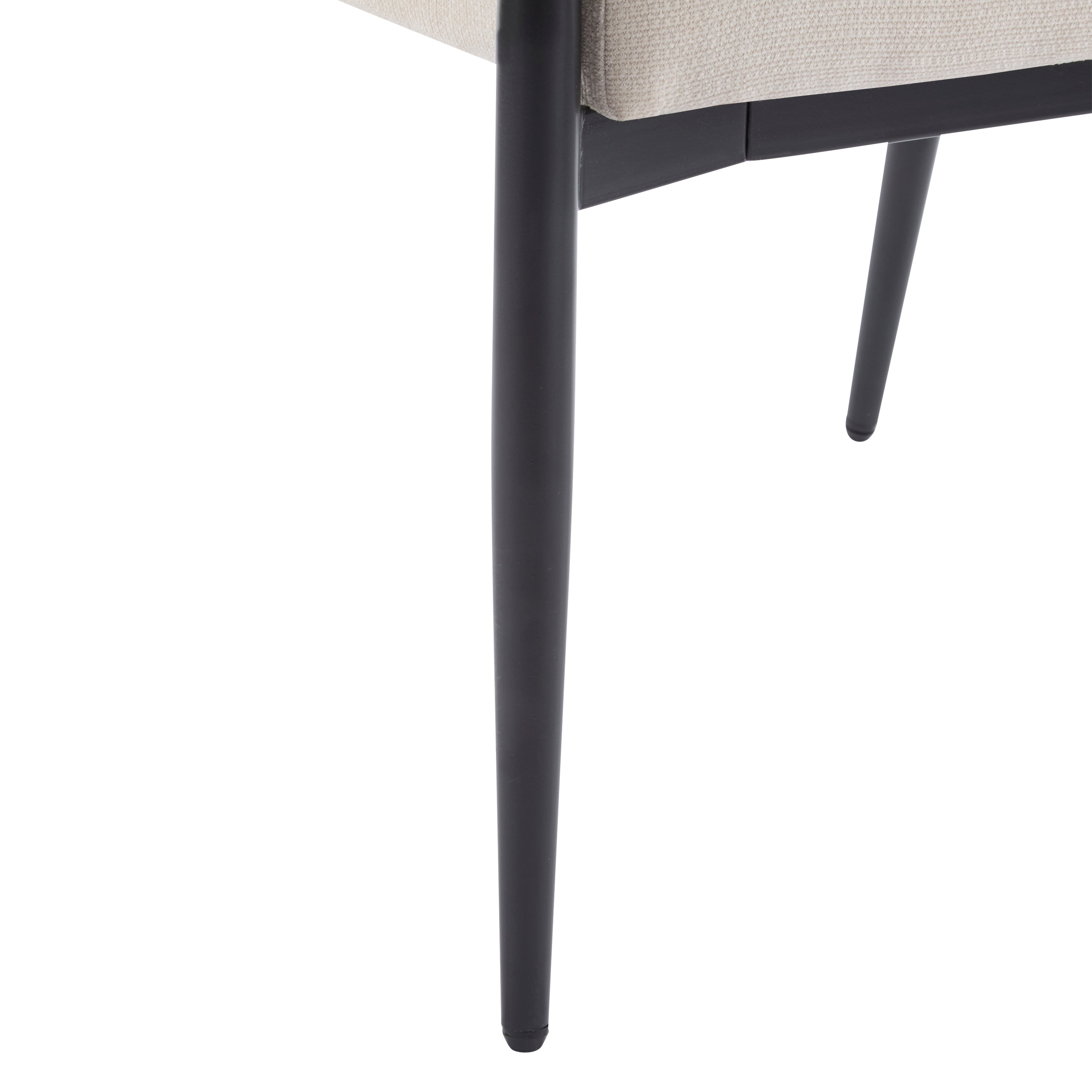 Nora Modern Metal Frame Dining Chair, Set of 2