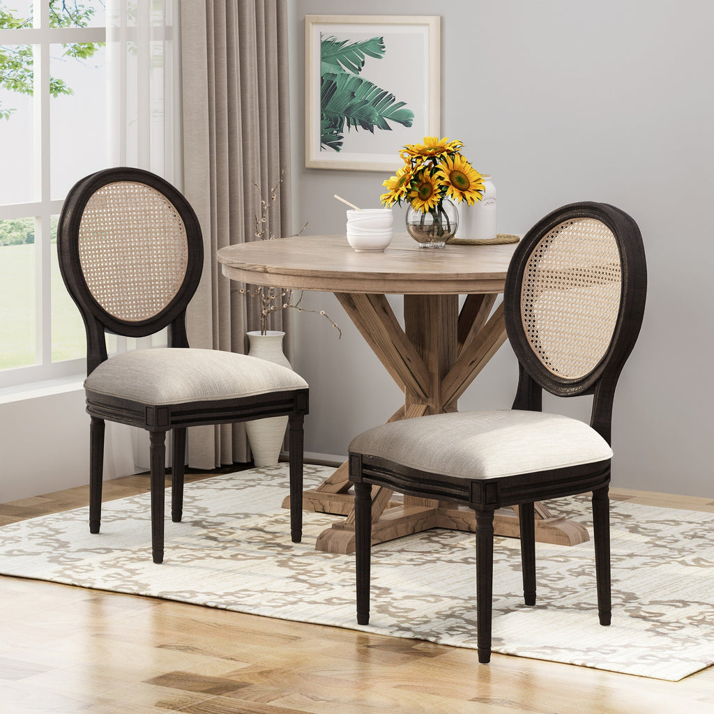 Cane Back French Country Dining Chair