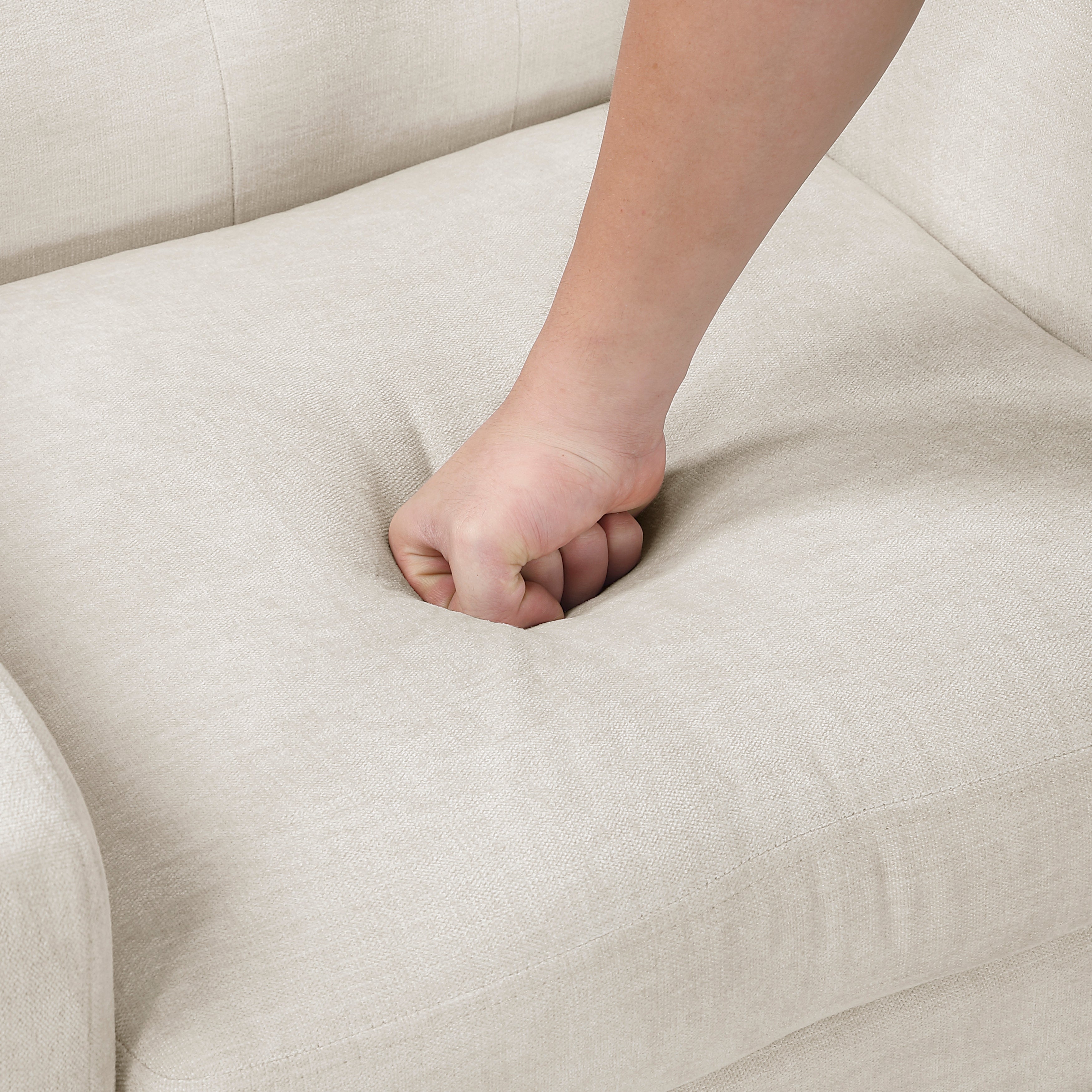 Contemporary Button Tufted Accent Chair