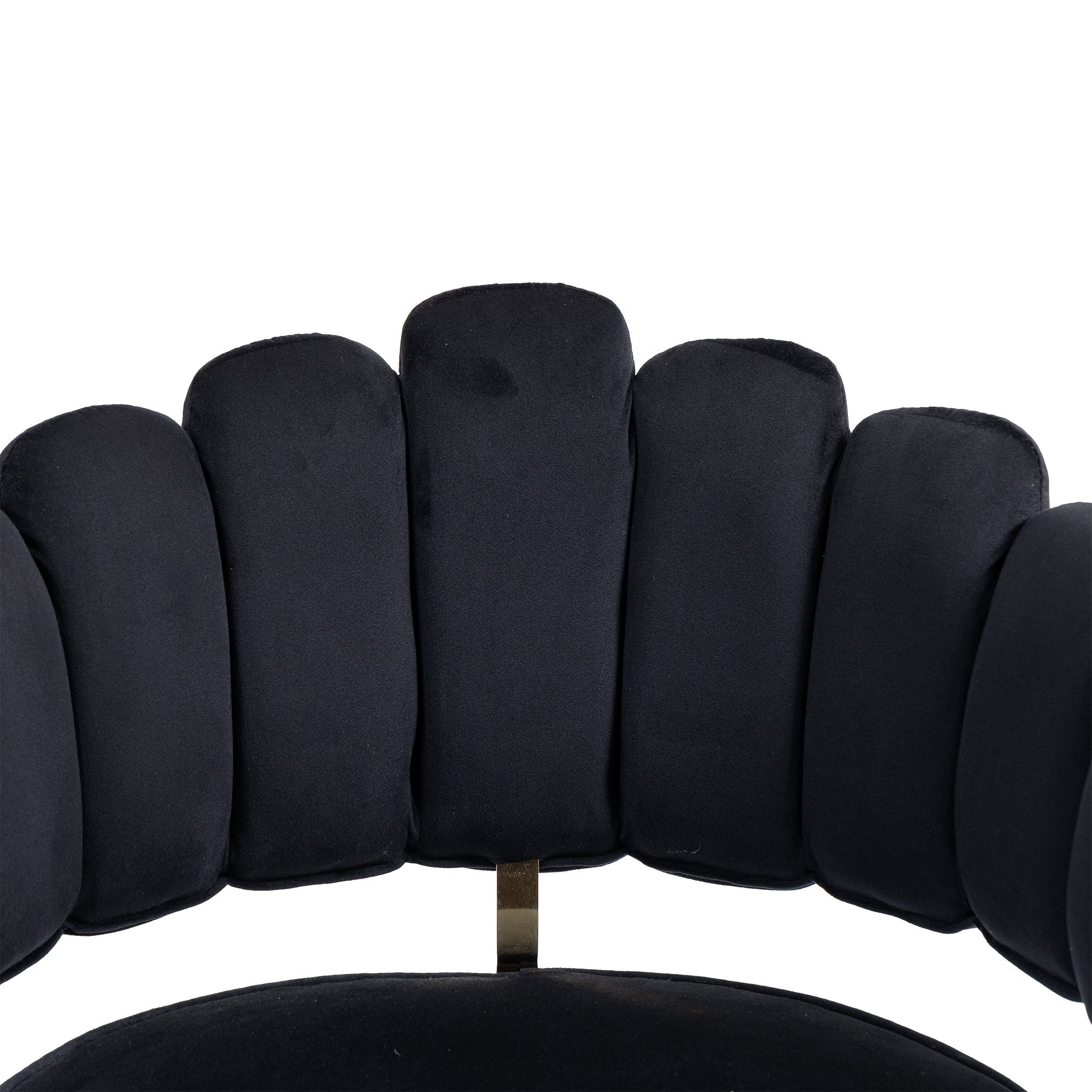 Modern Velvet Home Office Desk Chair with Adjustable Height and Swivel Wheels