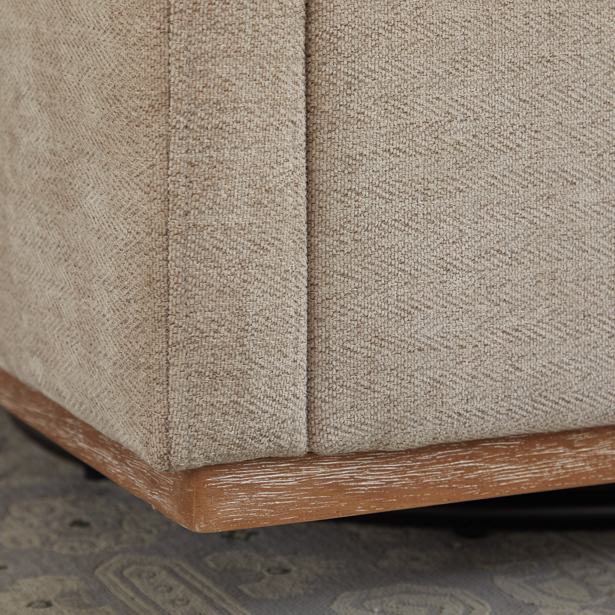 Modern Square Upholstered Swivel Accent Chair