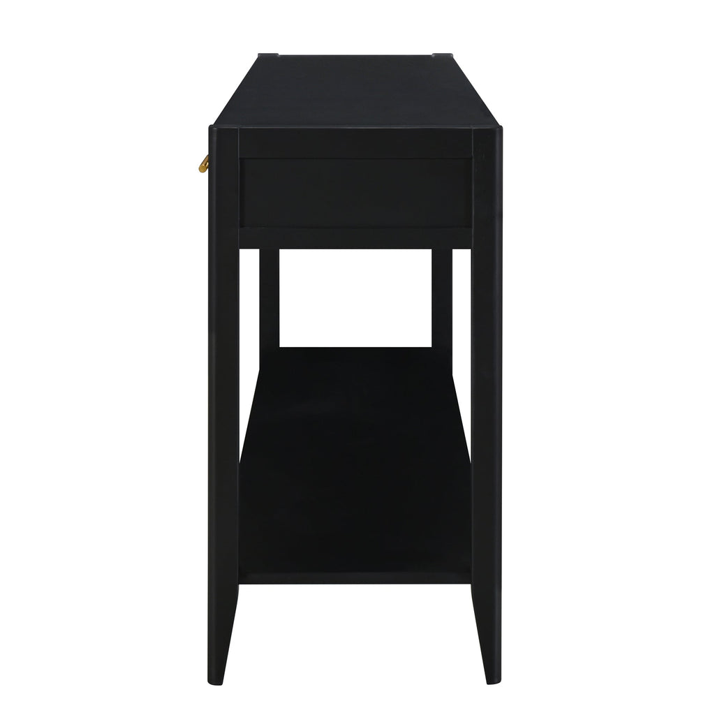 Fluted Drawer Contemporary Entryway Console Table