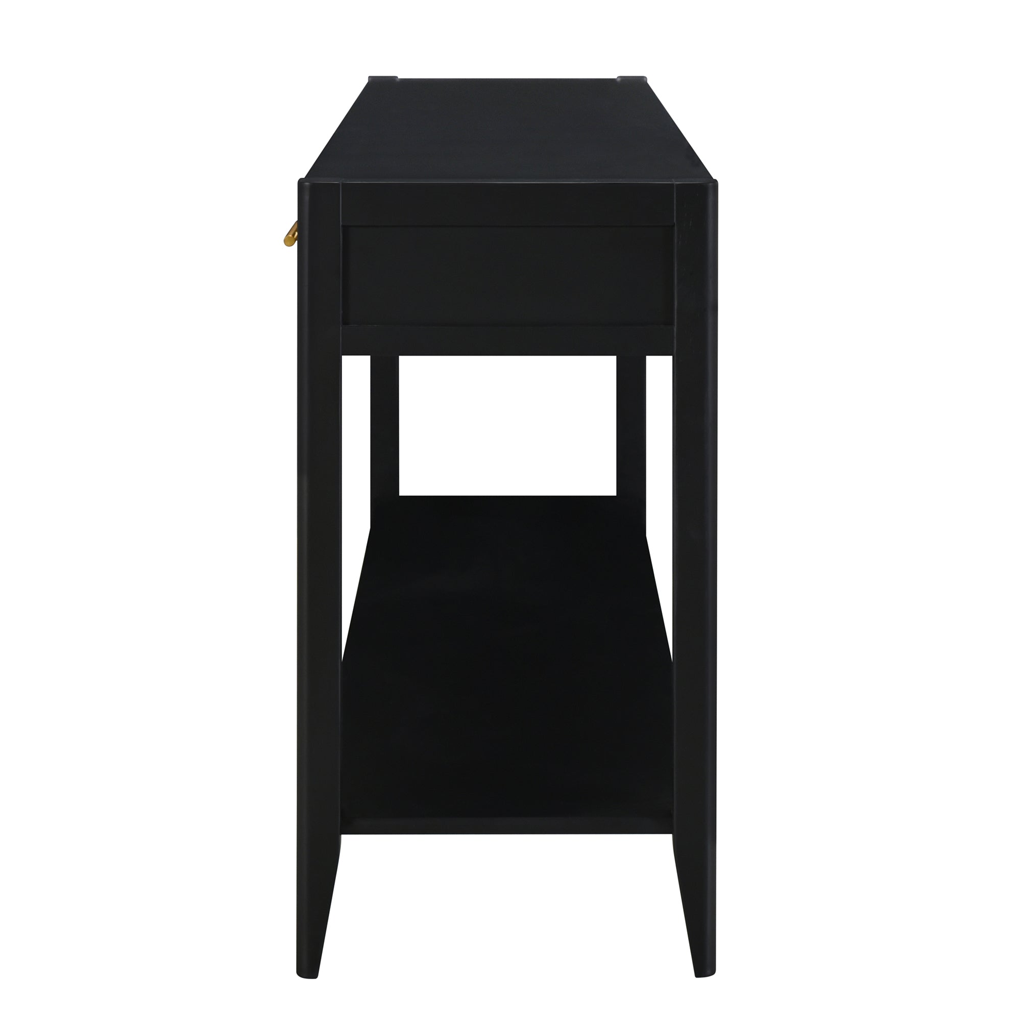 Fluted Drawer Contemporary Entryway Console Table